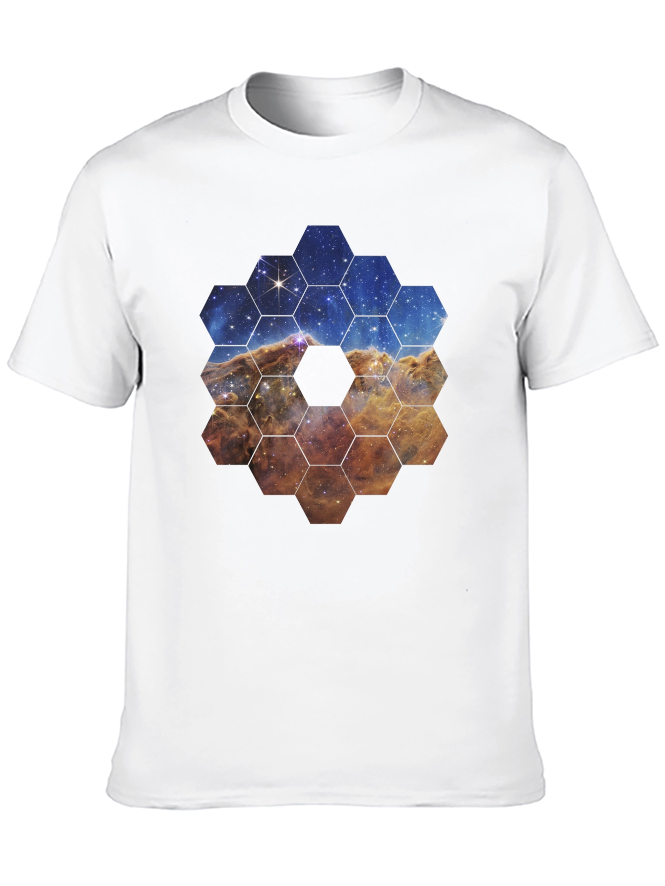 Galaxy Hexagon T-Shirt - Stylish and Unique Design