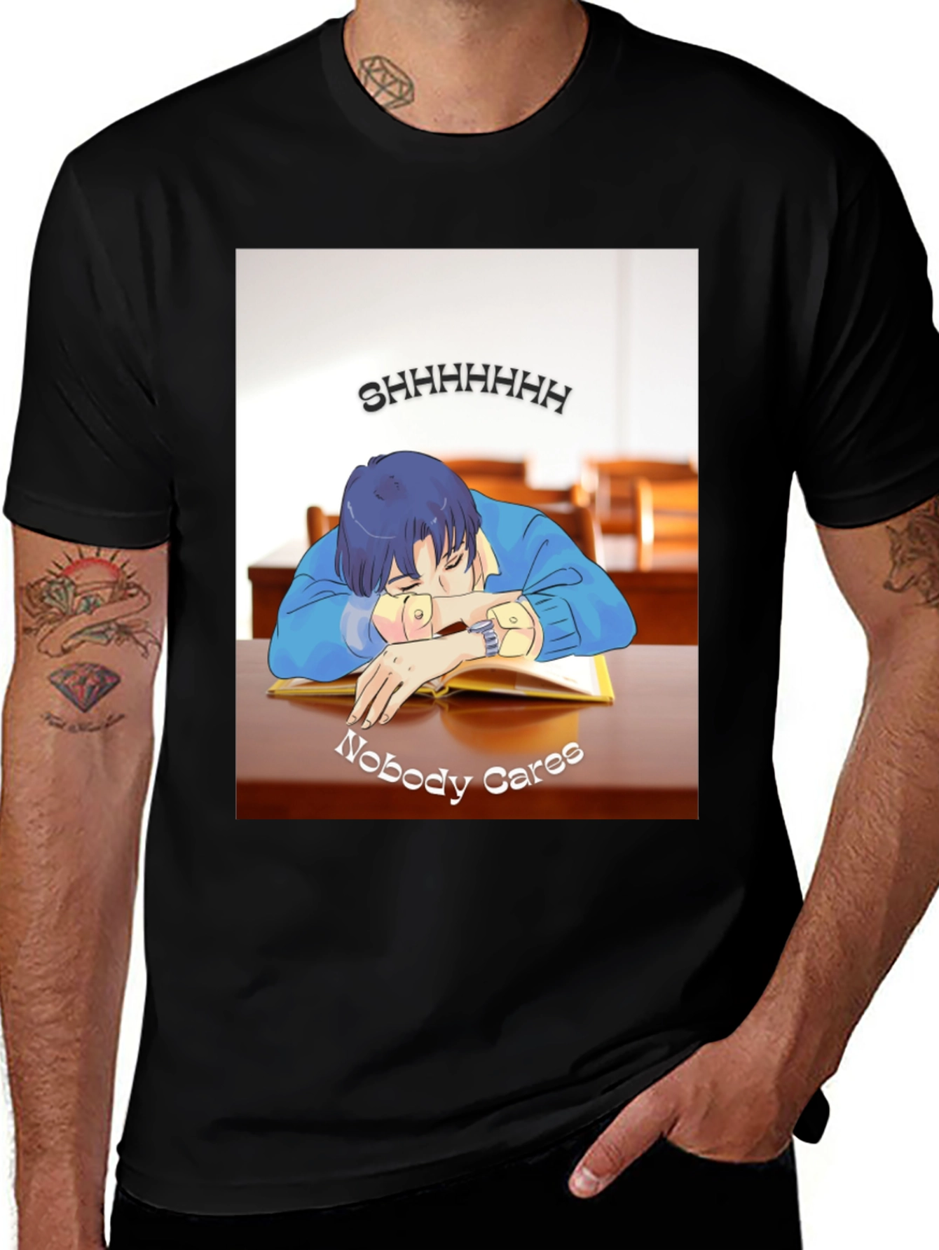 Shhhhhh Nobody Cares T-Shirt