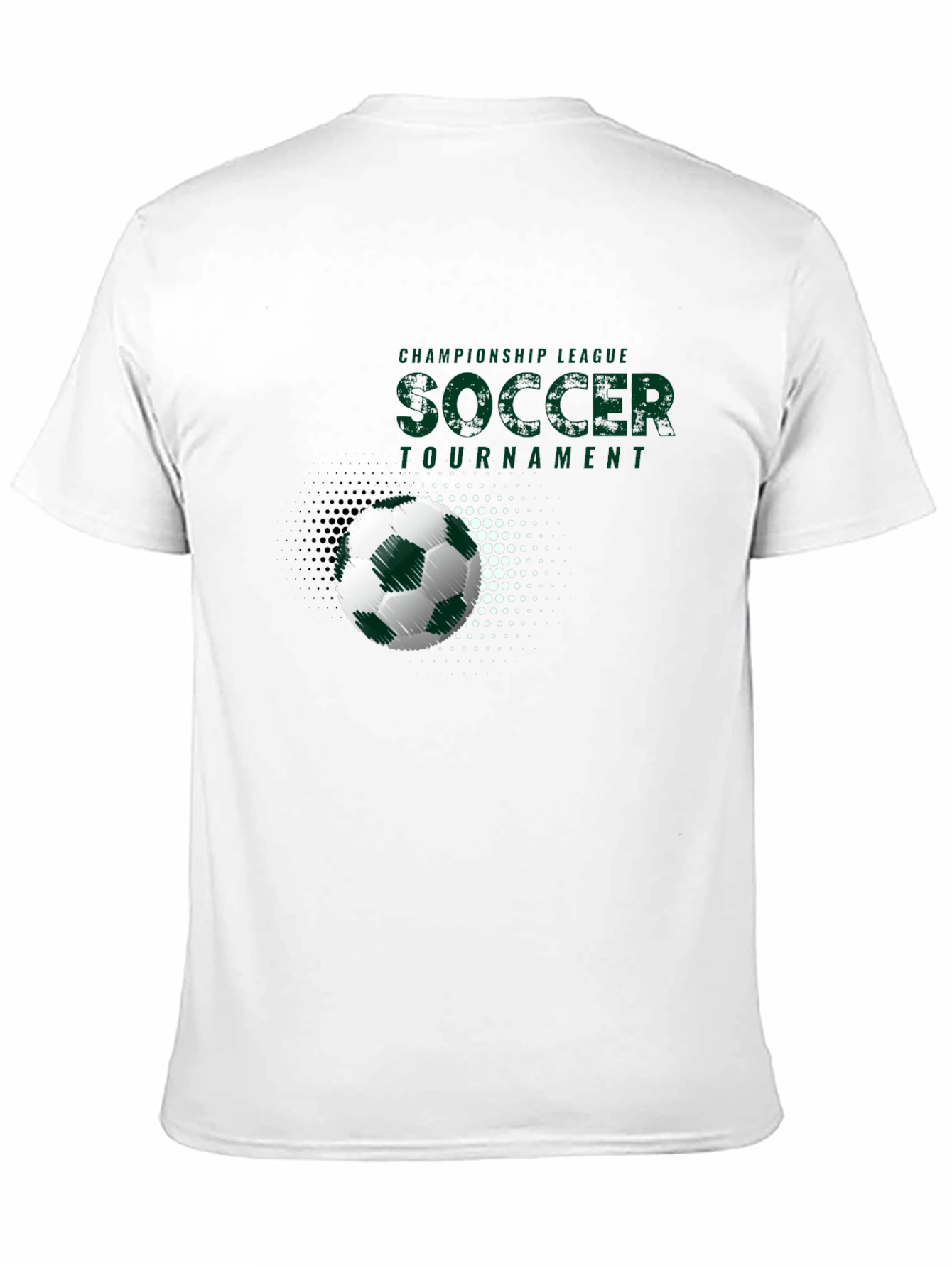 Soccer Tournament Graphic Tee - Black