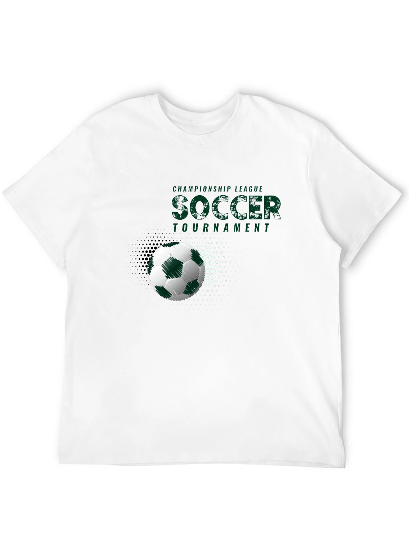 Soccer Tournament Graphic Tee - Black