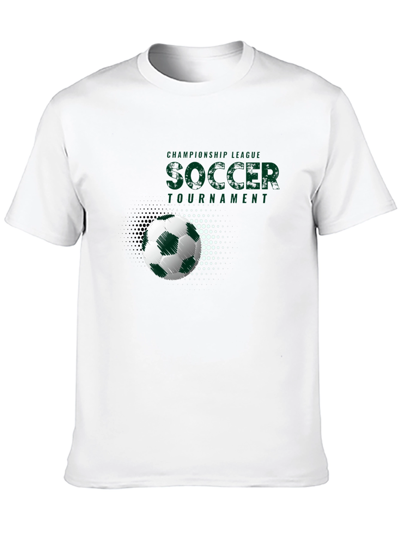 Soccer Tournament Graphic Tee - Black