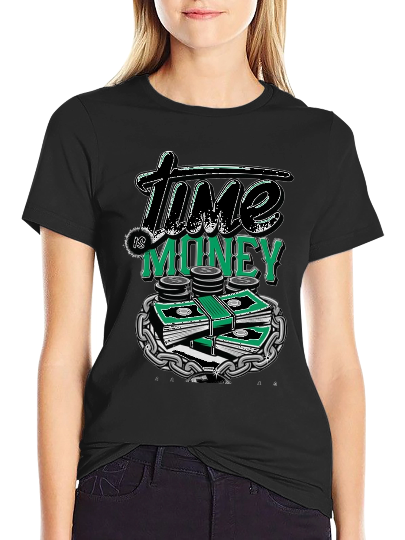 Time is Money Graphic T-Shirt
