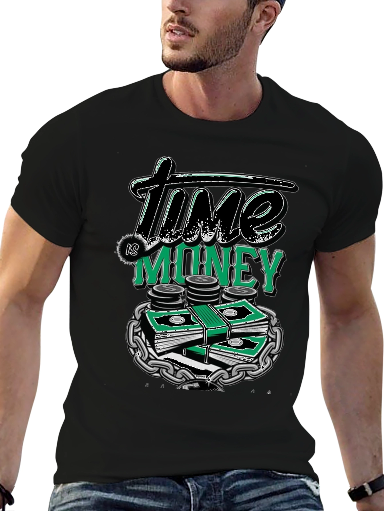 Time is Money Graphic T-Shirt