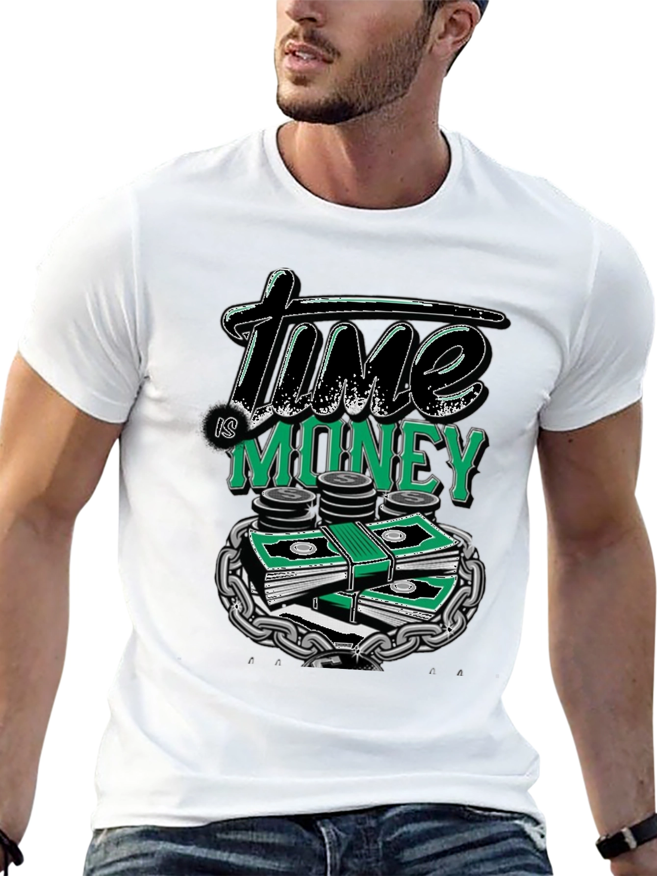Time is Money Graphic T-Shirt