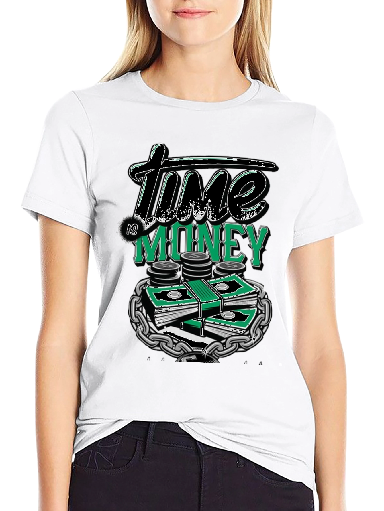 Time is Money Graphic T-Shirt