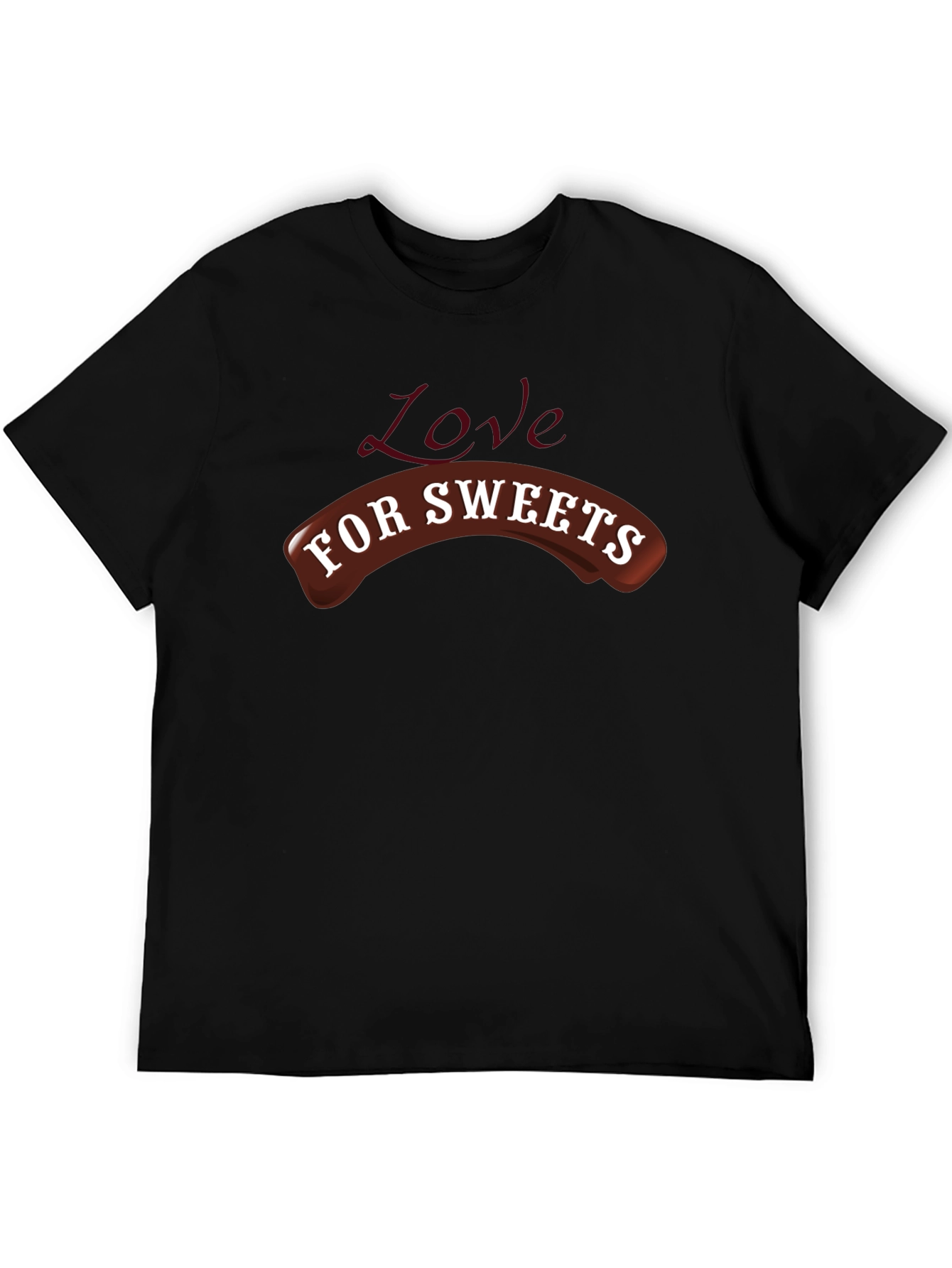 Love for Sweets Black T-Shirt