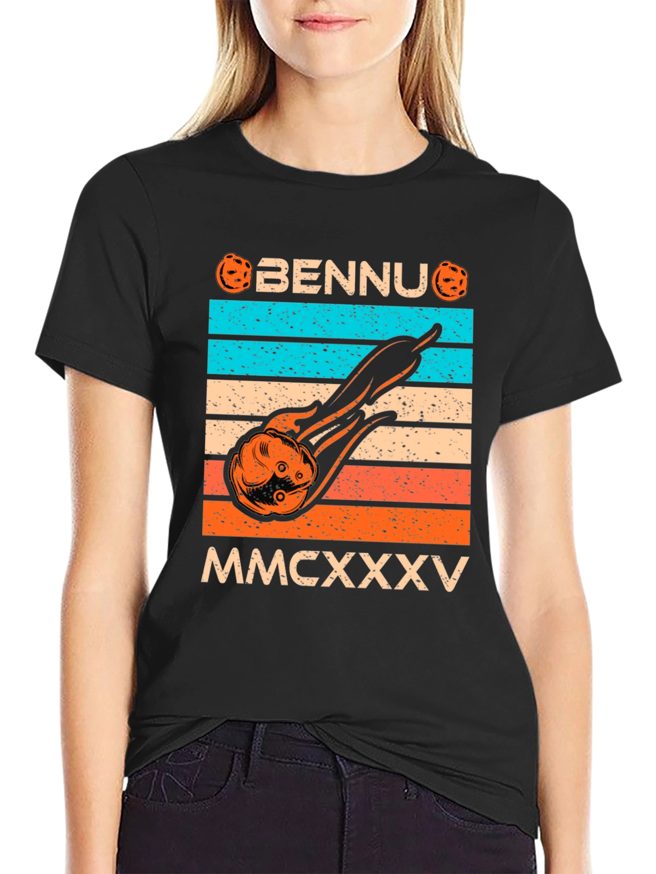 Retro Bennu Asteroid Space T-Shirt