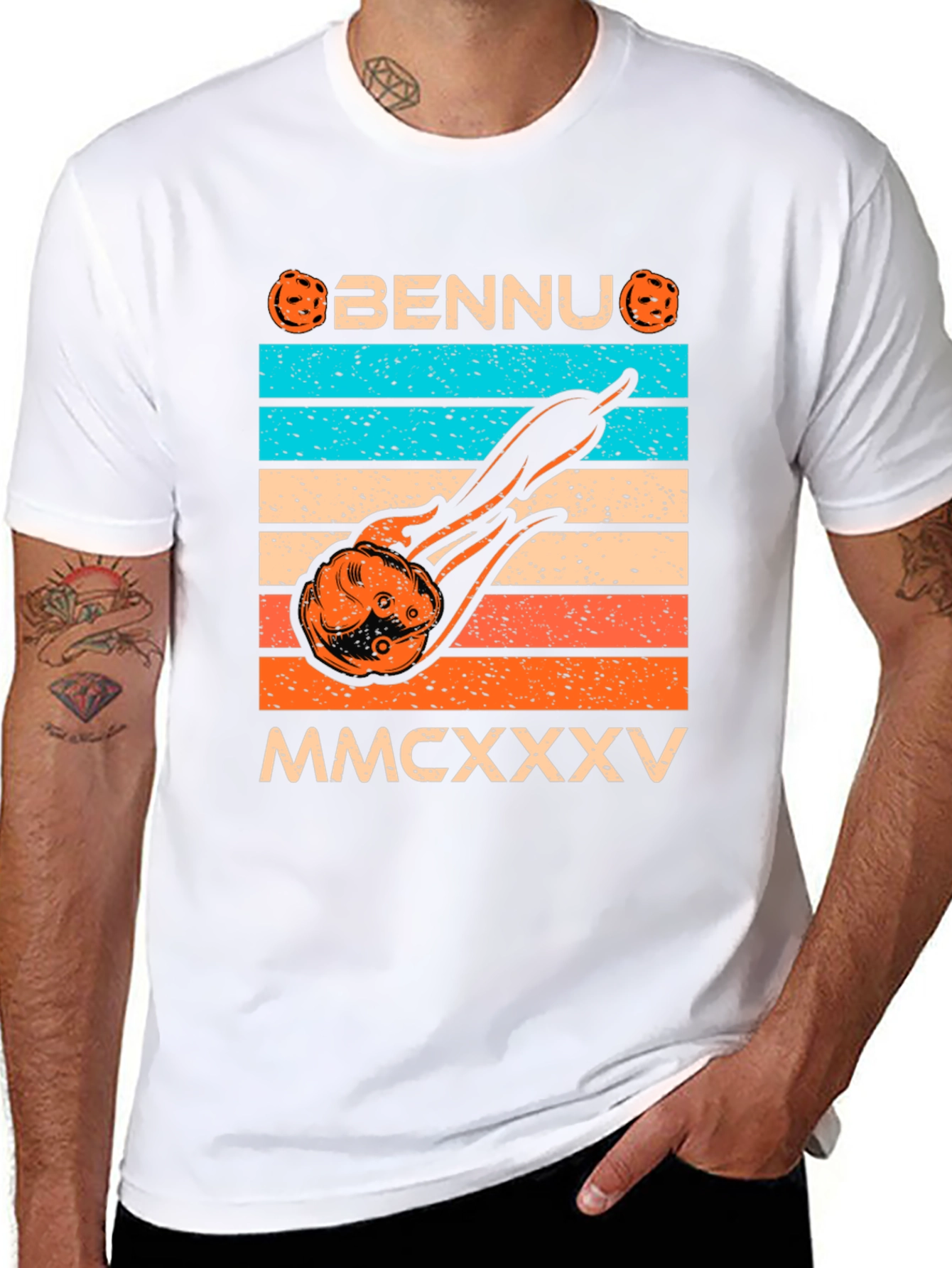 Retro Bennu Asteroid Space T-Shirt