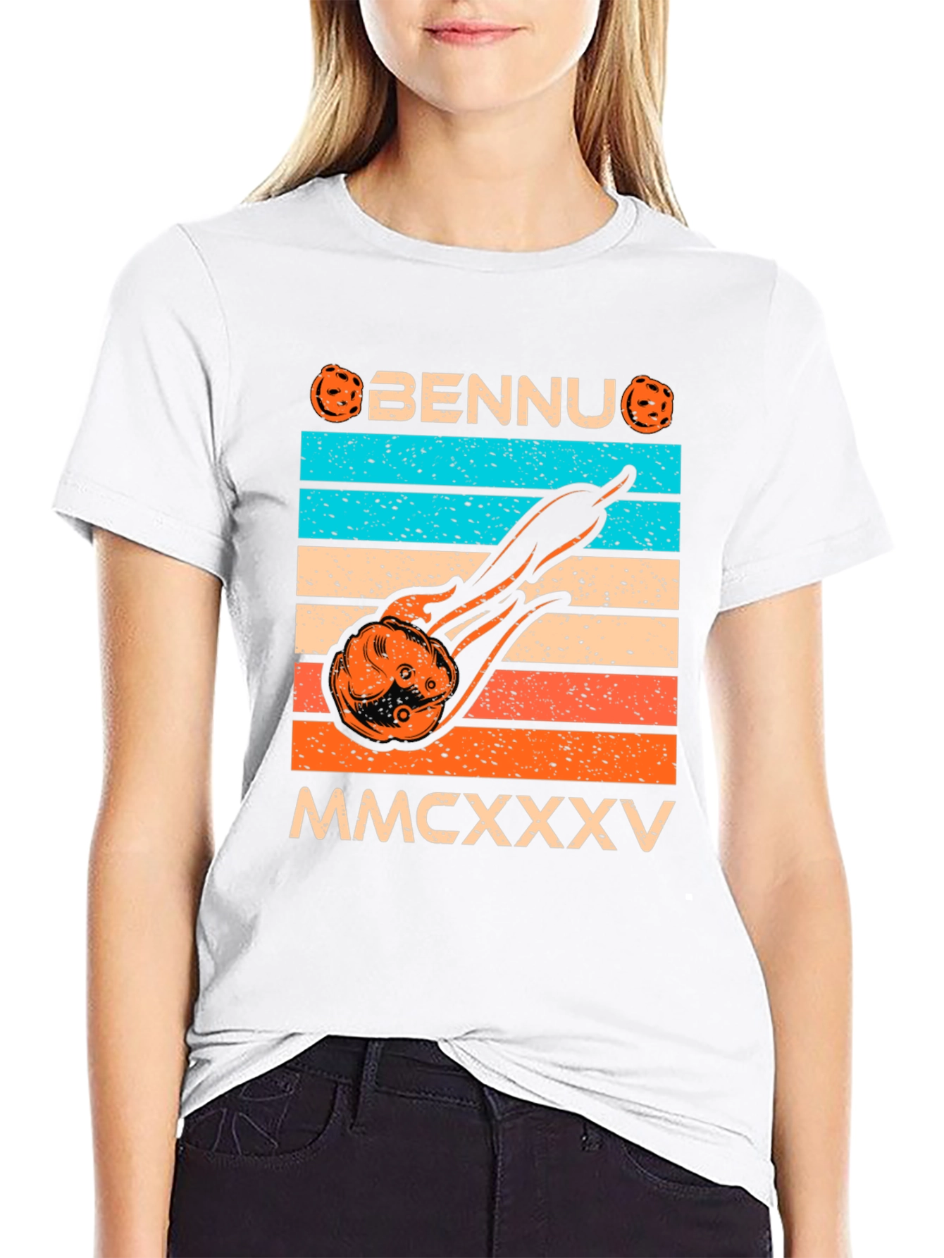 Retro Bennu Asteroid Space T-Shirt