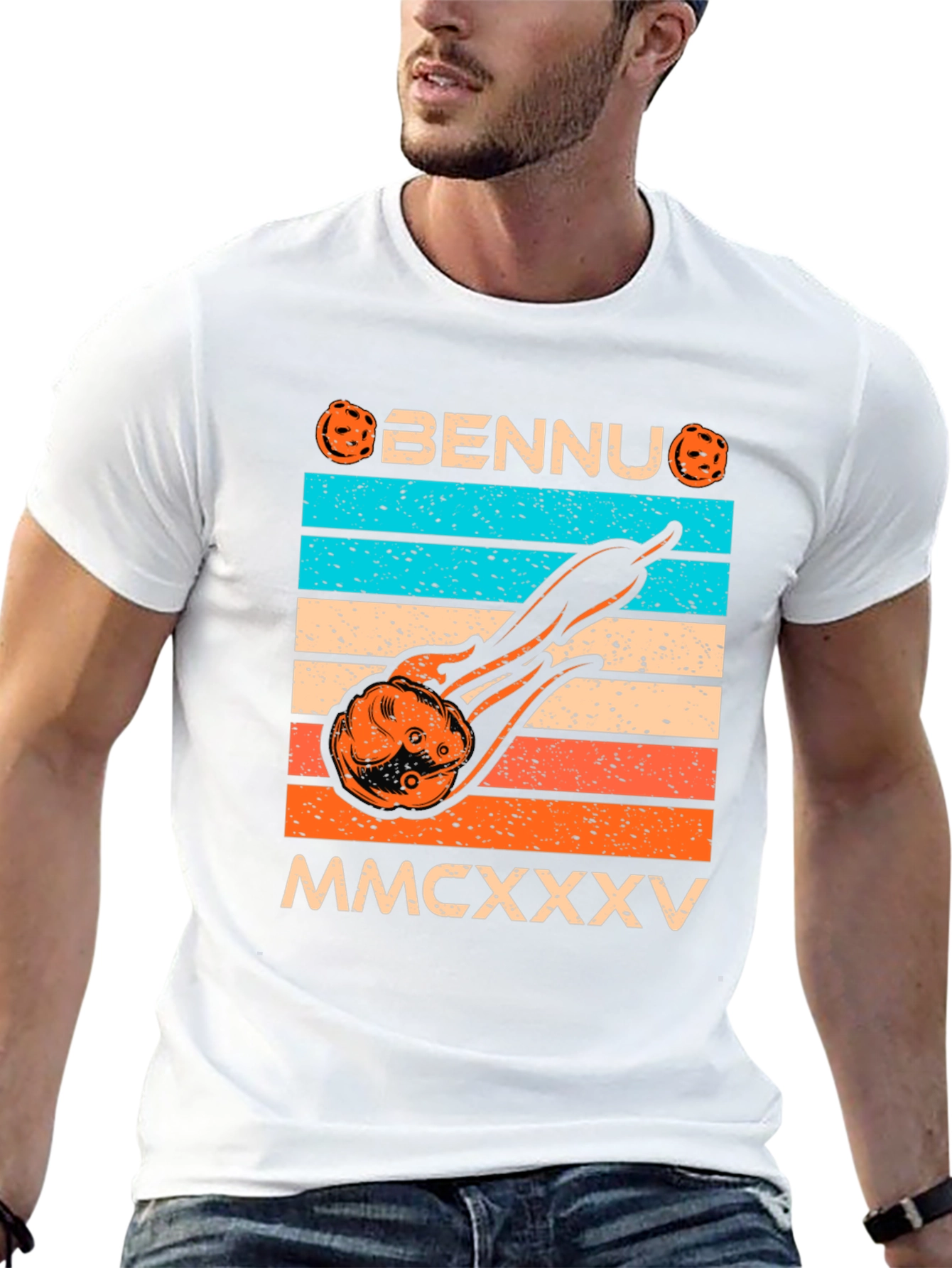Retro Bennu Asteroid Space T-Shirt