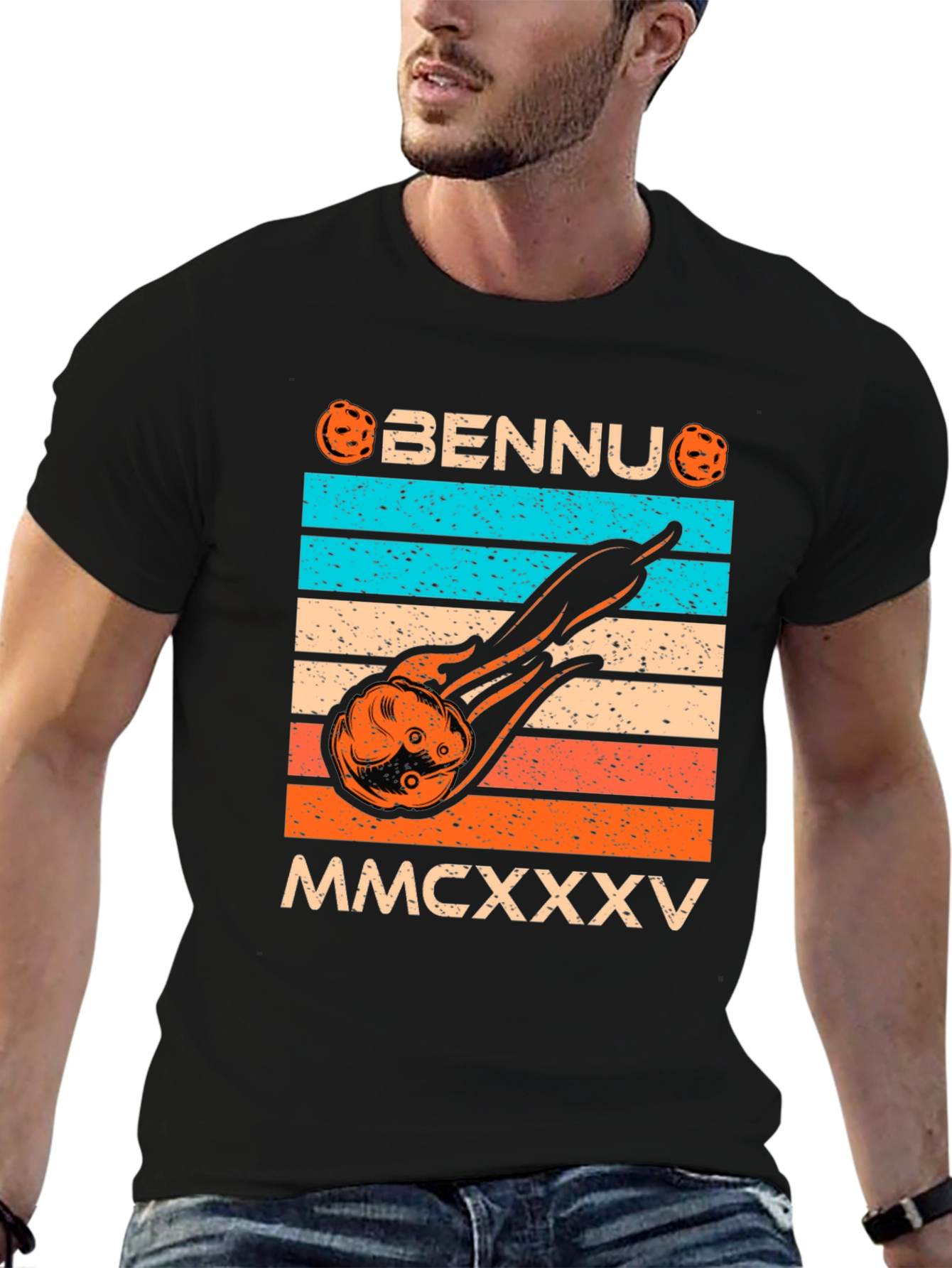 Retro Bennu Asteroid Space T-Shirt
