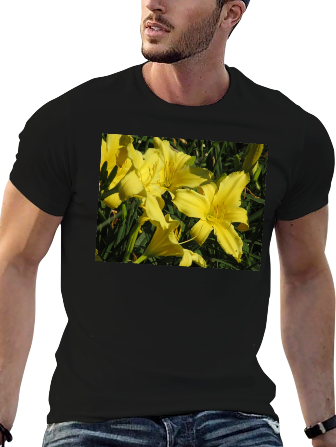 Yellow Lily Graphic T-Shirt