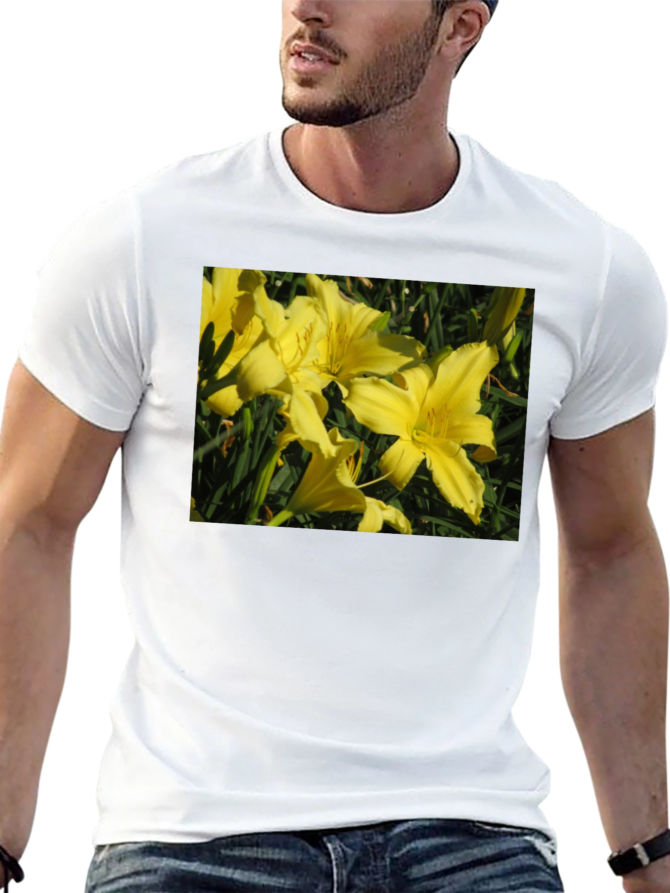Yellow Lily Graphic T-Shirt