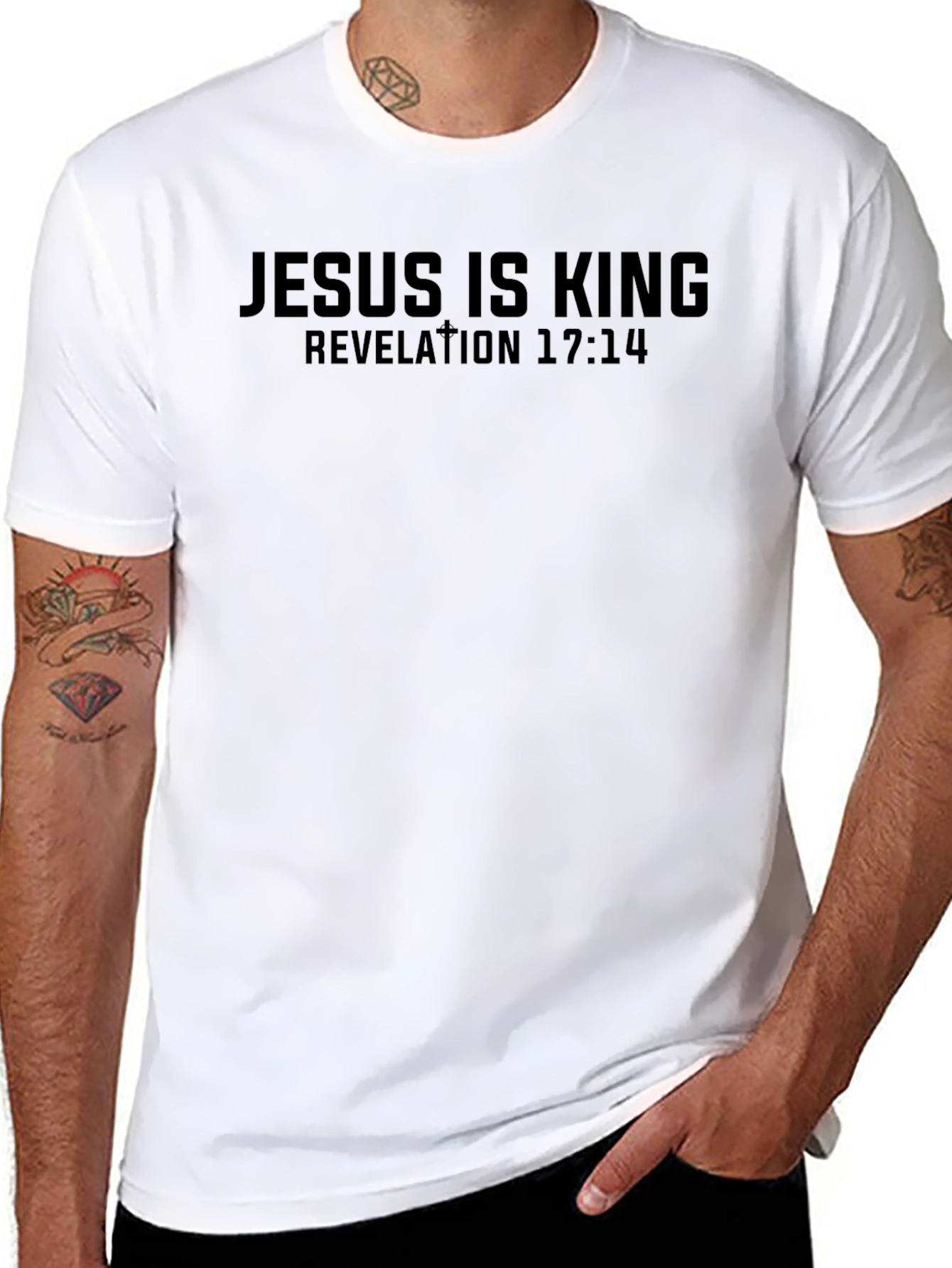 Jesus Is King Revelation 17:14 T-Shirt