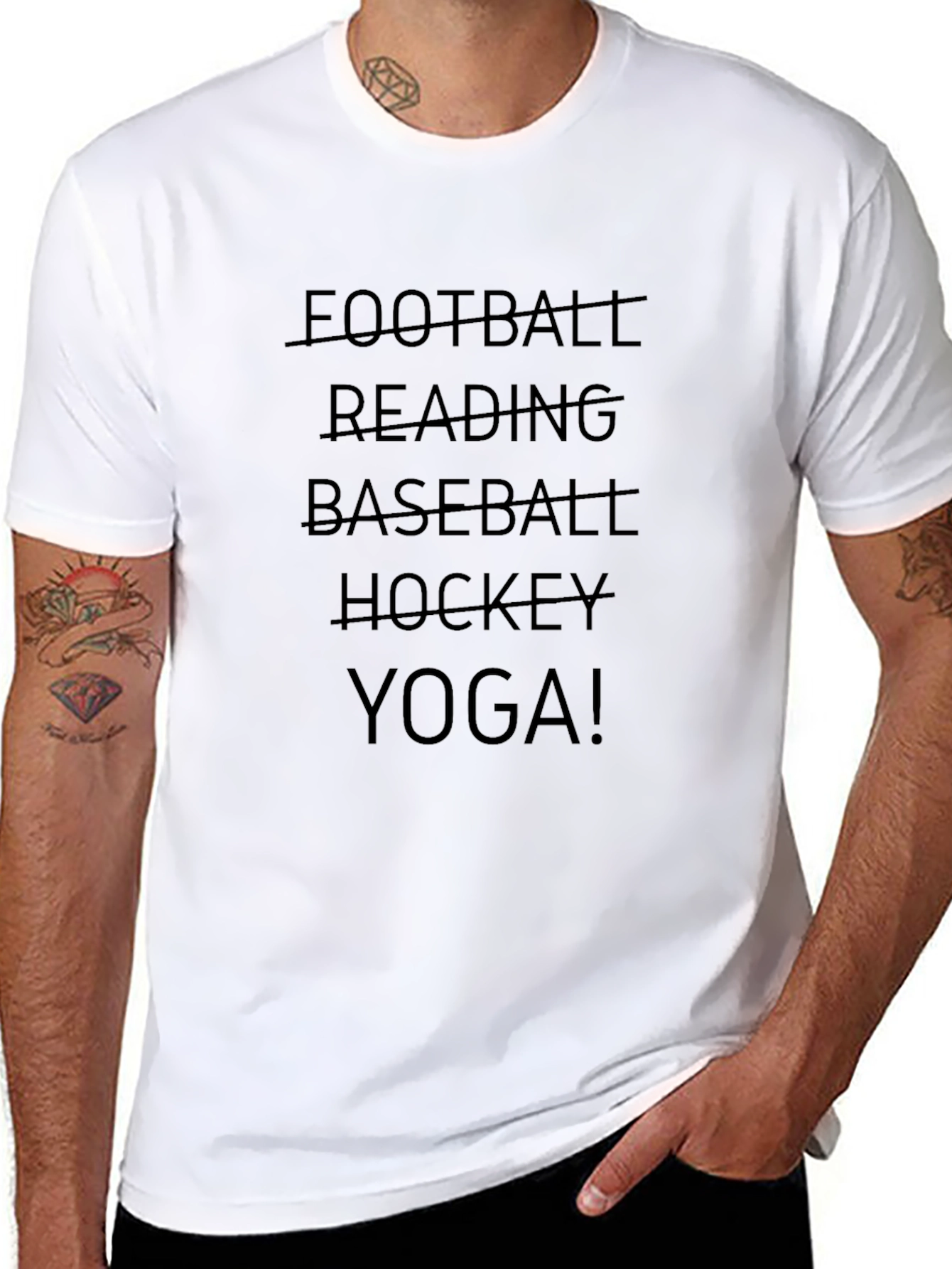 Yoga Lifestyle Black T-Shirt
