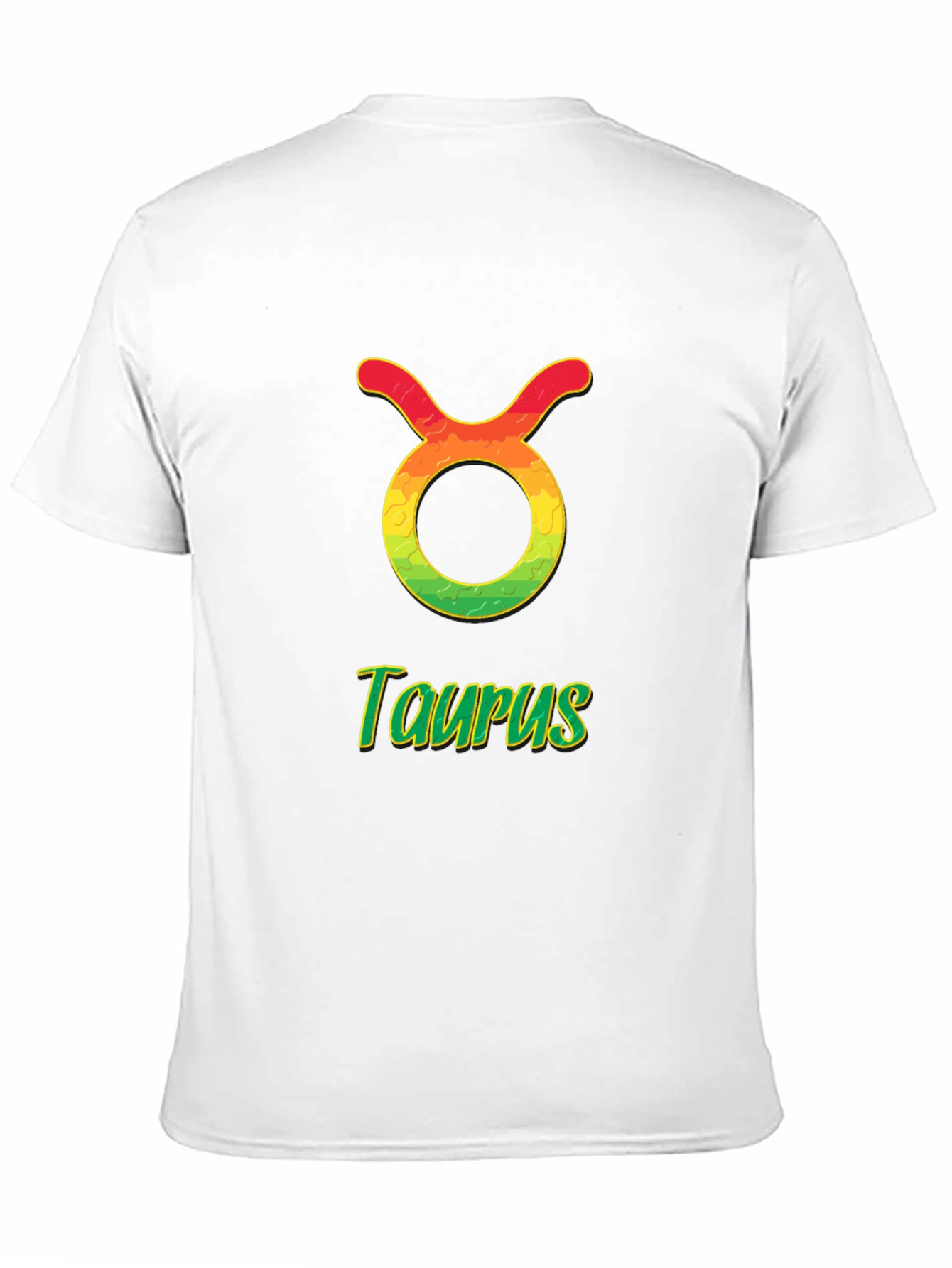 Taurus Zodiac Sign T-Shirt - Black Cotton Tee