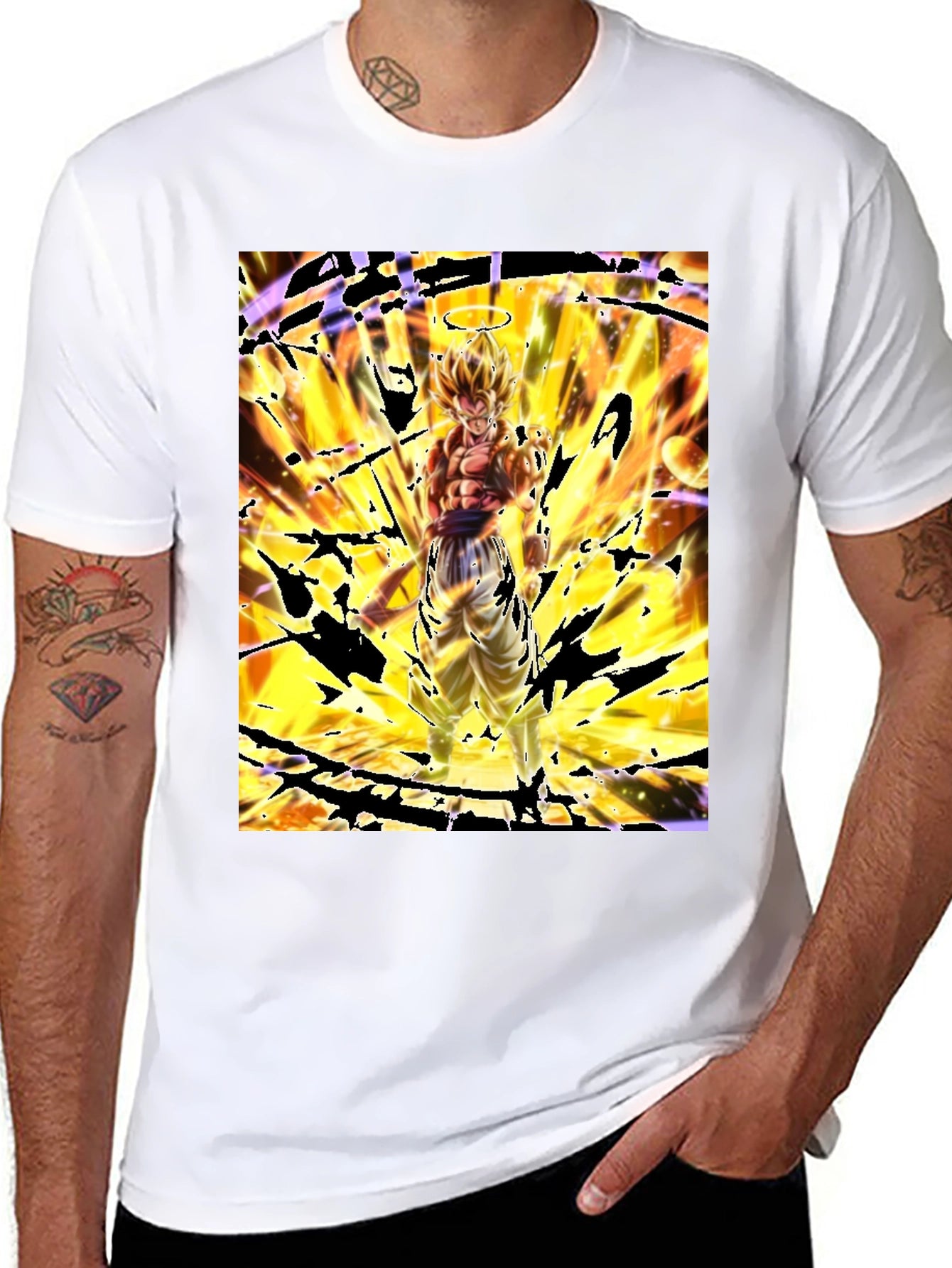 Super Saiyan God Gogeta Graphic T-Shirt