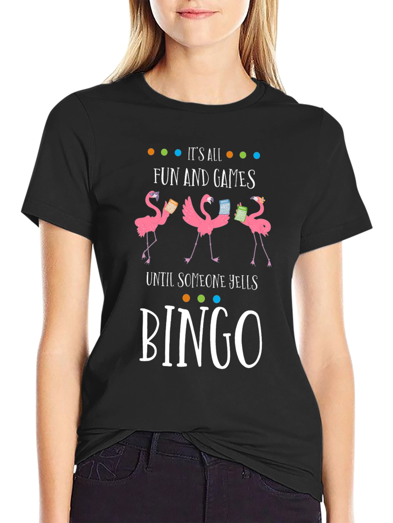 Funny Flamingo Bingo T-Shirt