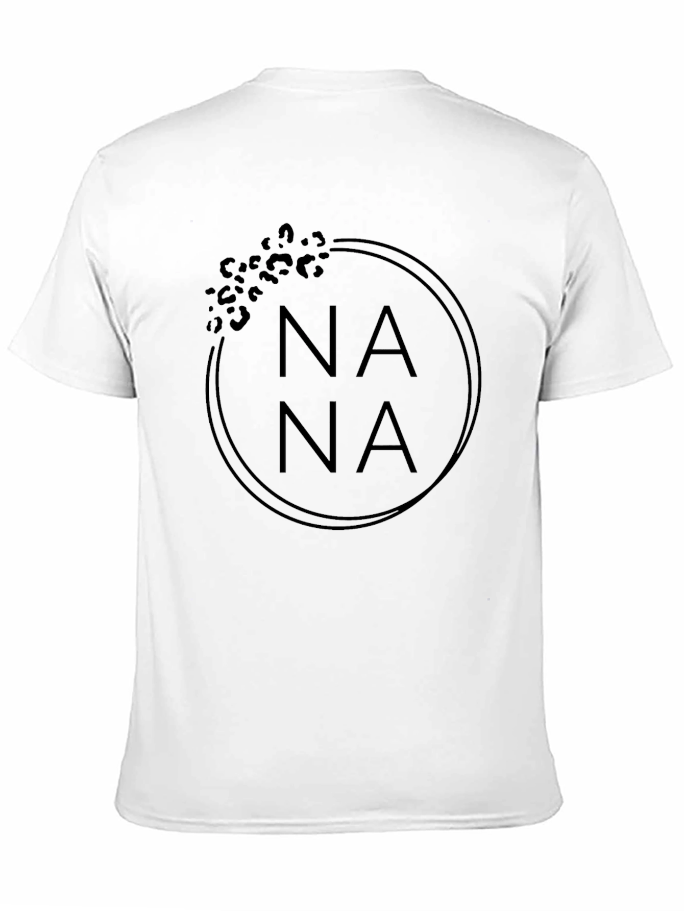 Nana Leopard Print Graphic T-Shirt