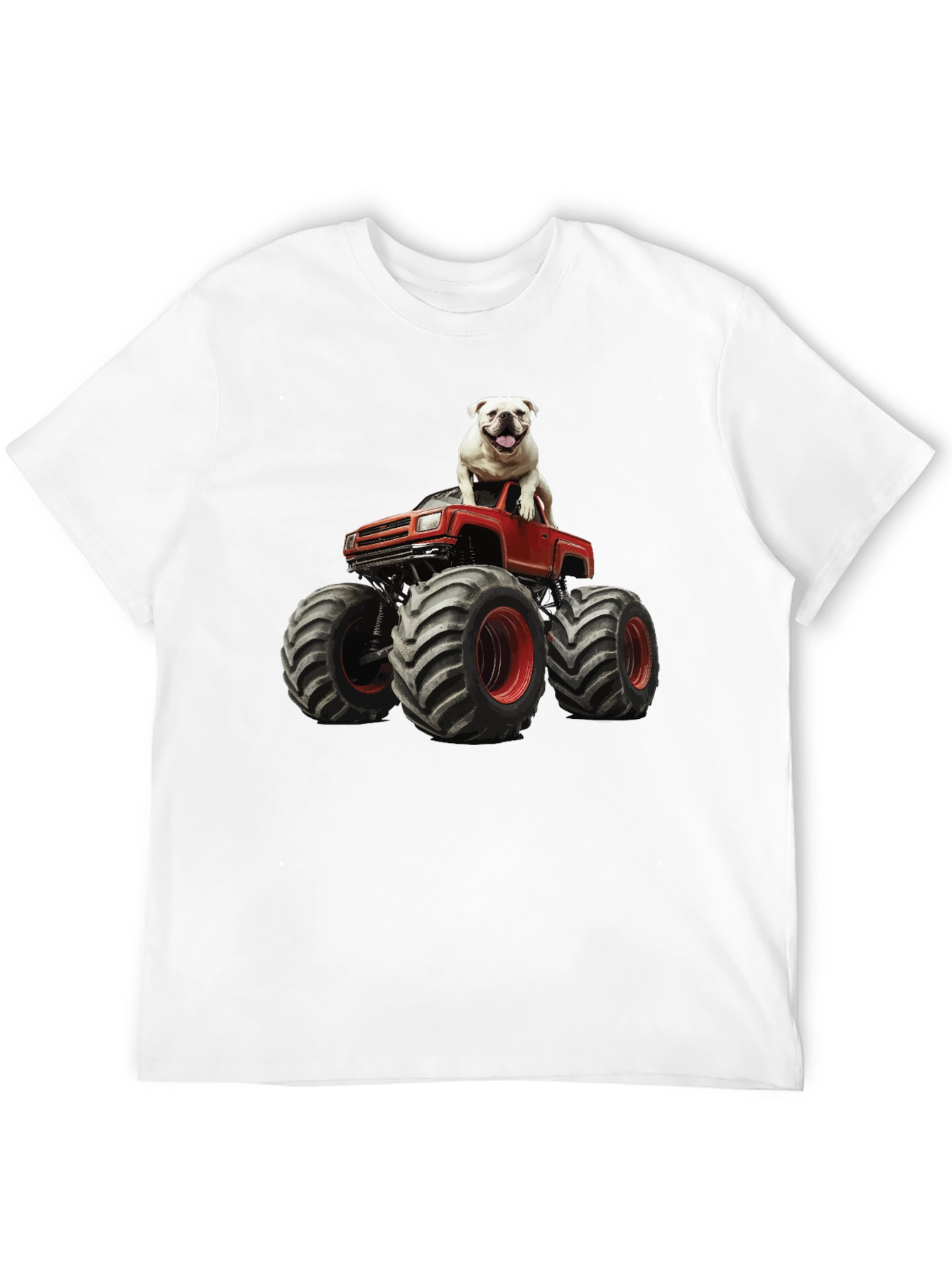 Bulldog Monster Truck Graphic Tee