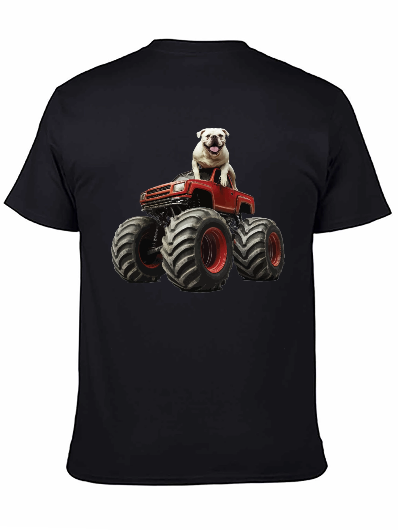 Bulldog Monster Truck Graphic Tee