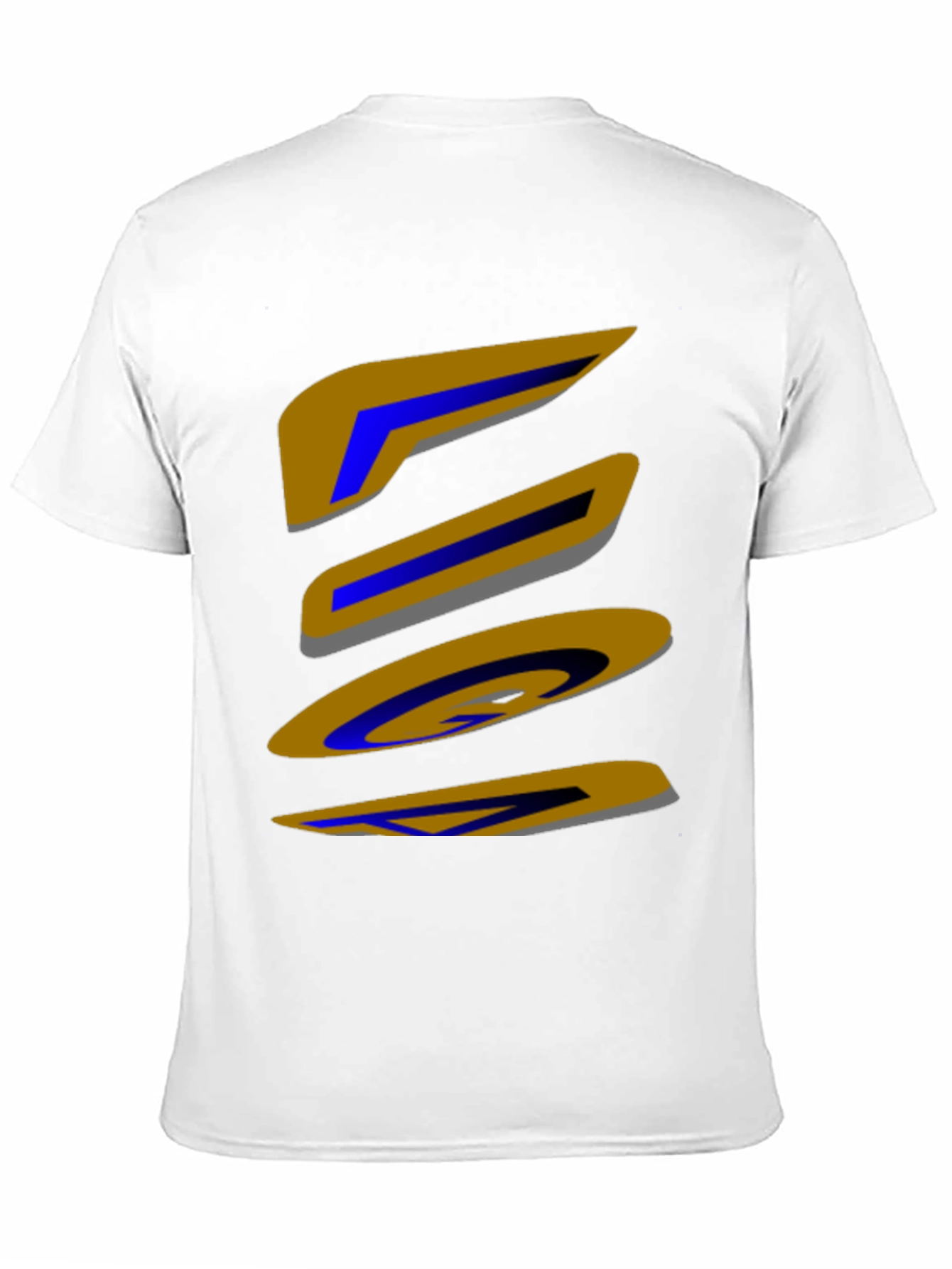 Abstract Shapes Graphic Print Black T-Shirt