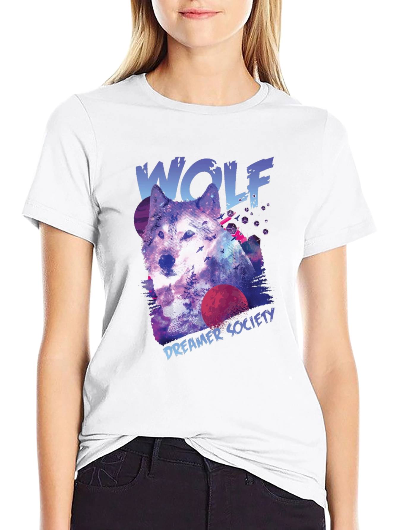 Wolf Dreamer Society Graphic T-Shirt