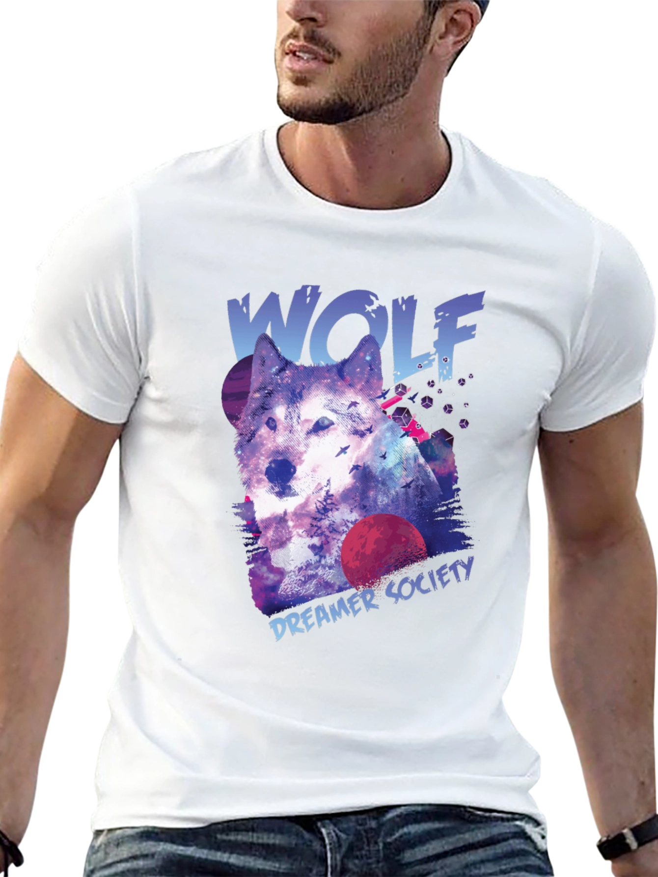 Wolf Dreamer Society Graphic T-Shirt