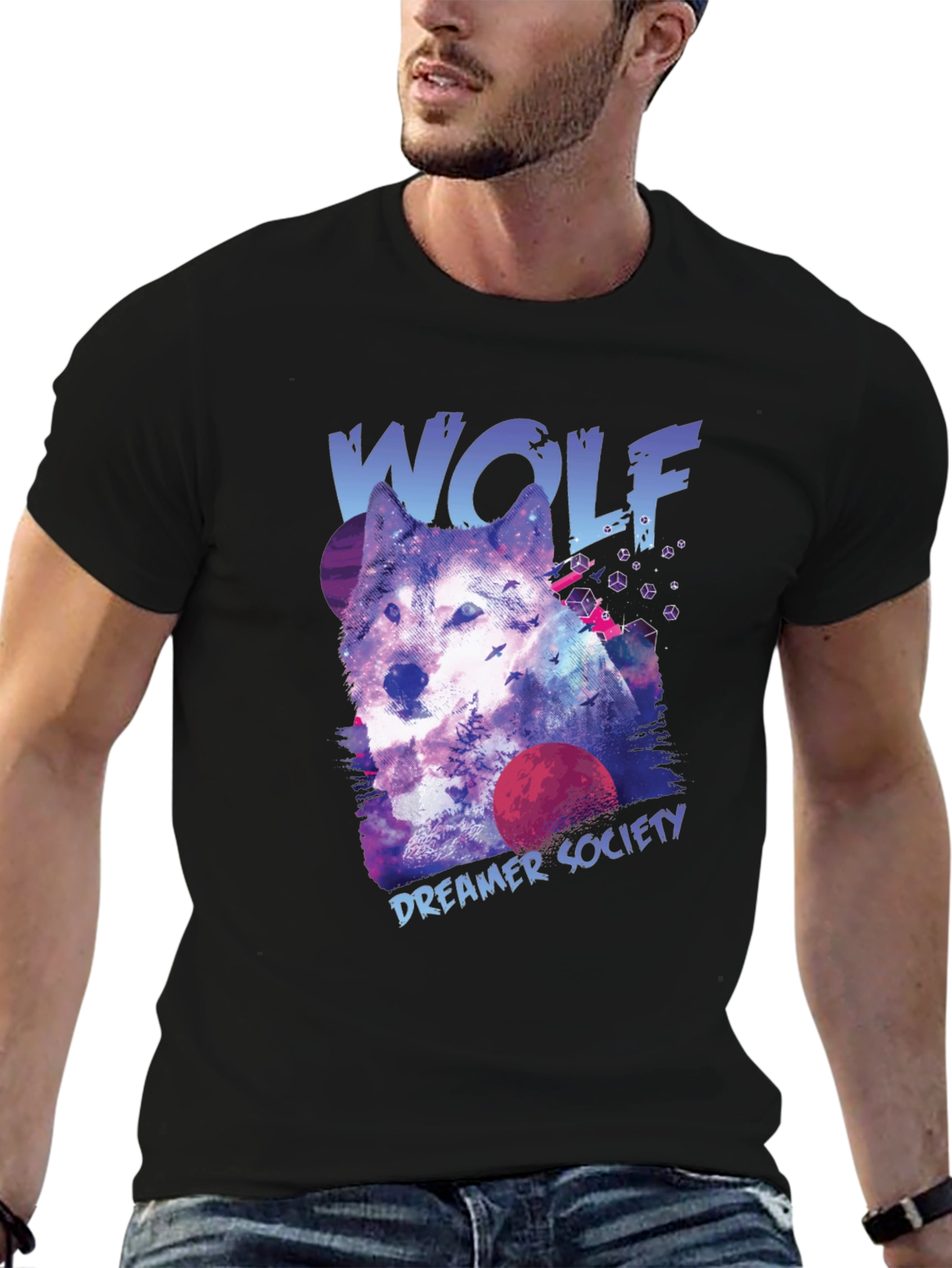 Wolf Dreamer Society Graphic T-Shirt