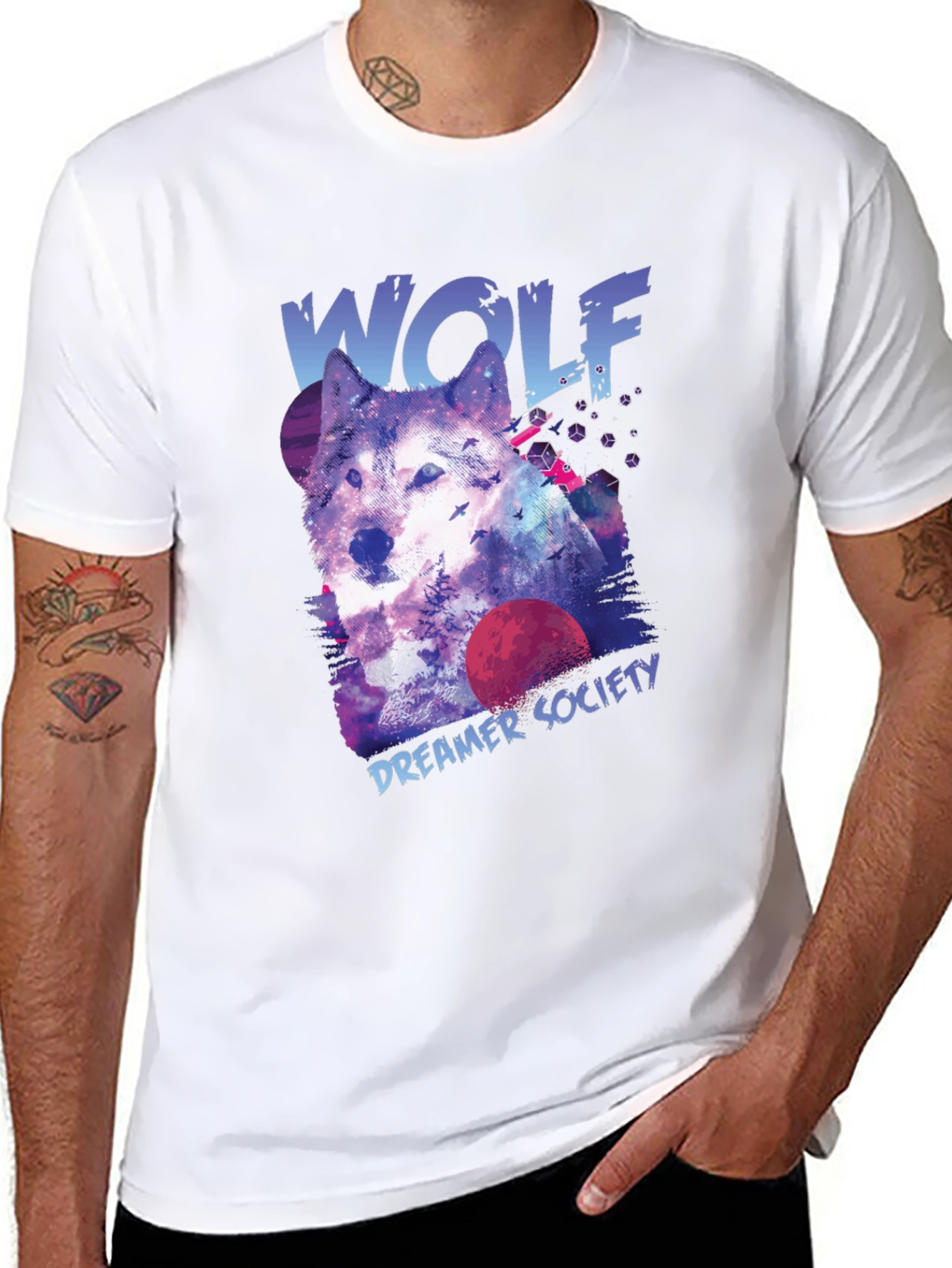 Wolf Dreamer Society Graphic T-Shirt