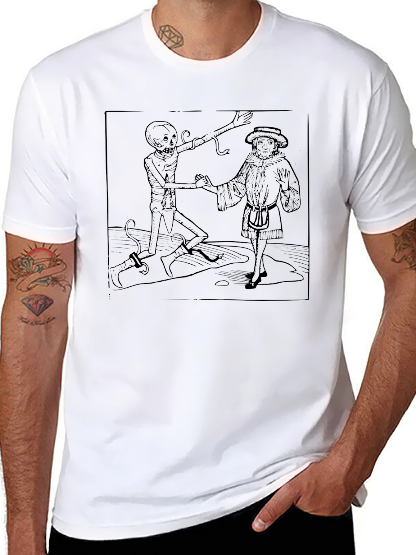 Medieval Dance Macabre T-Shirt