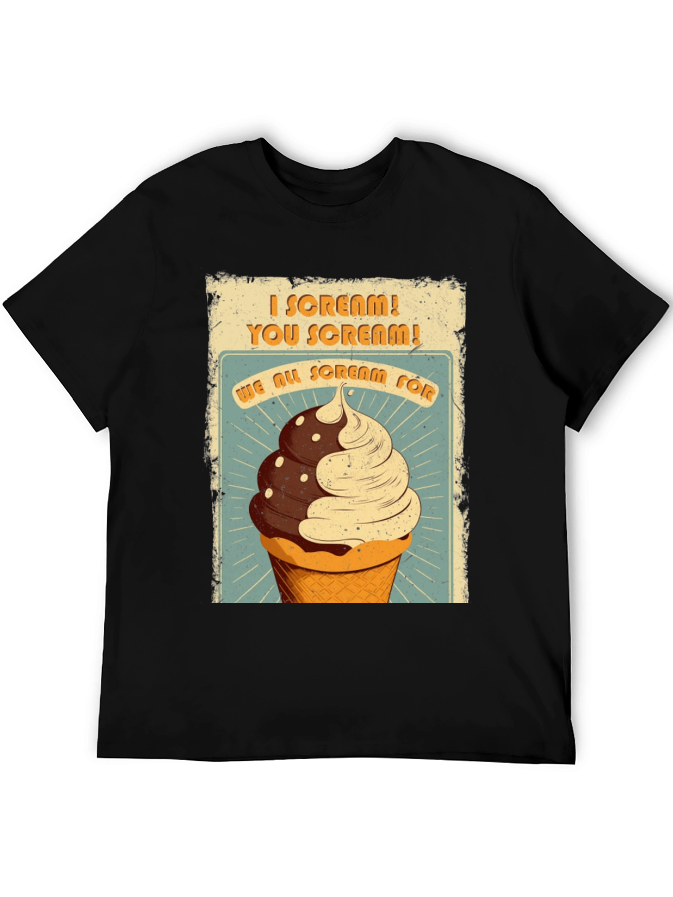 I Scream You Scream Ice Cream Graphic Tee
