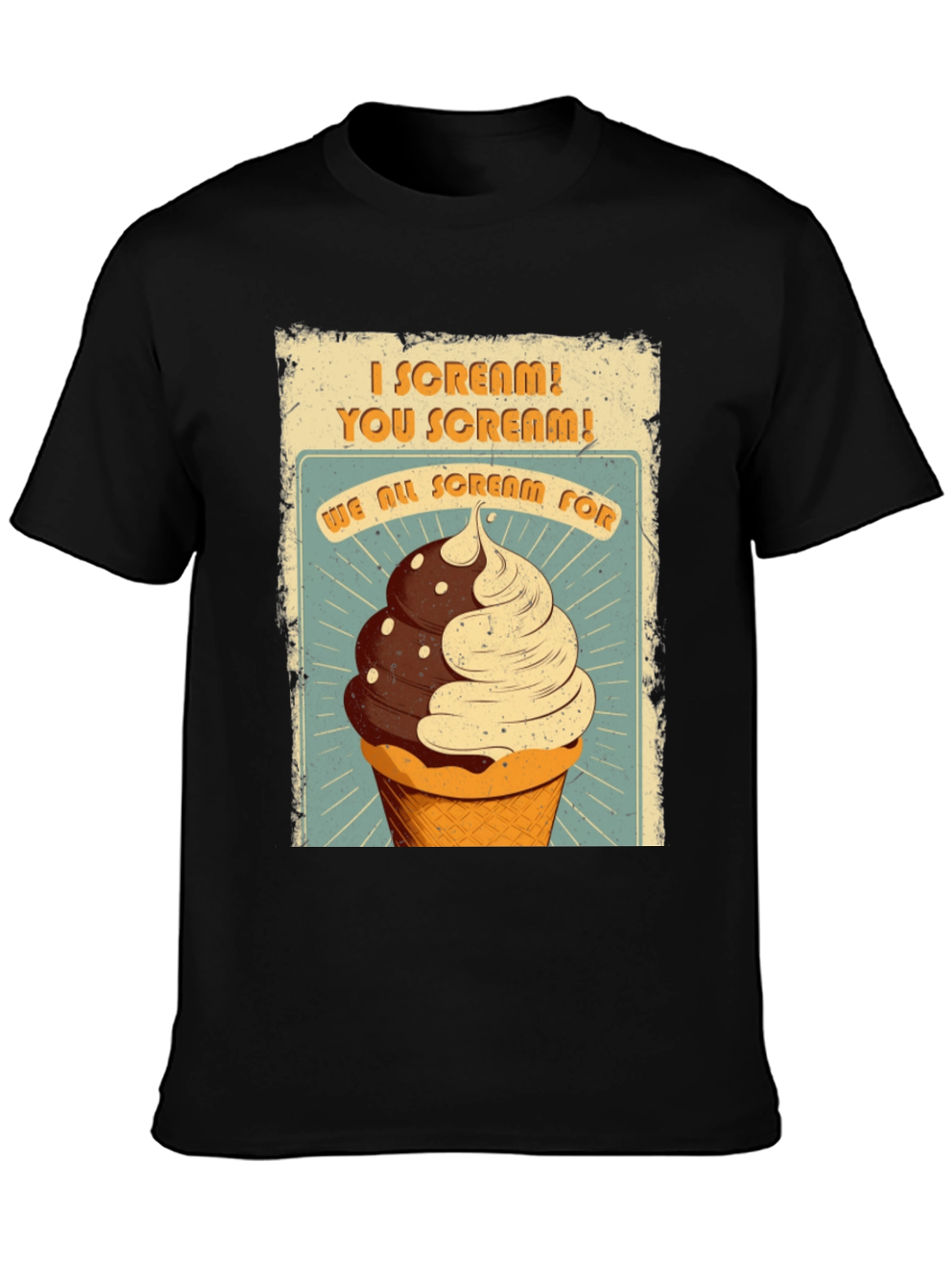 I Scream You Scream Ice Cream Graphic Tee