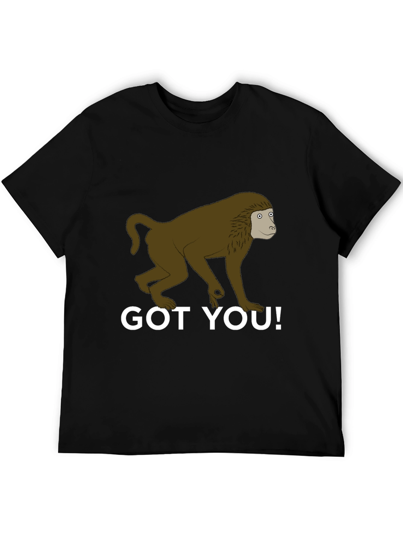 Got You! Monkey Graphic Tee - Novelty T-Shirt