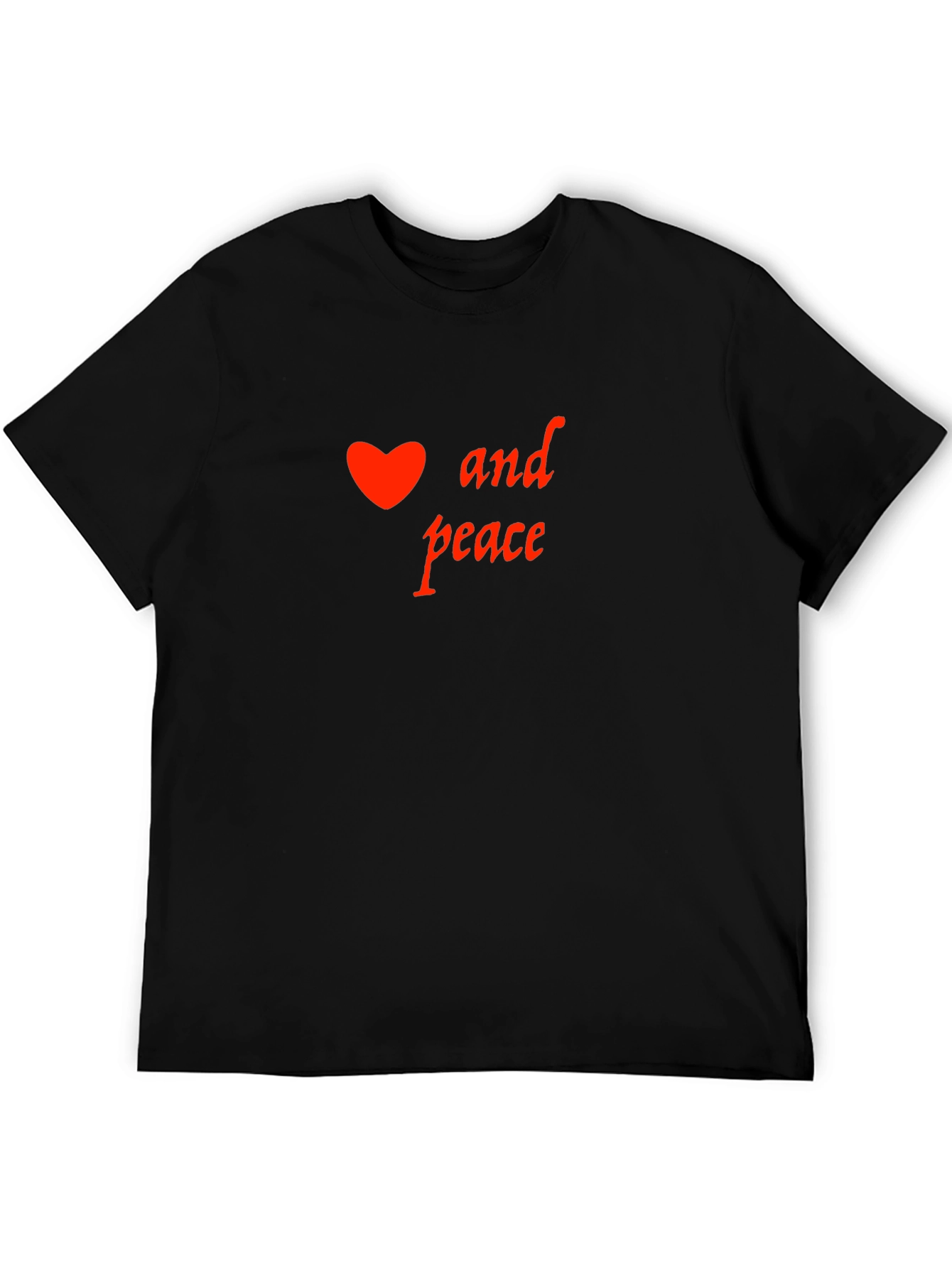 Heart and Peace Graphic T-Shirt