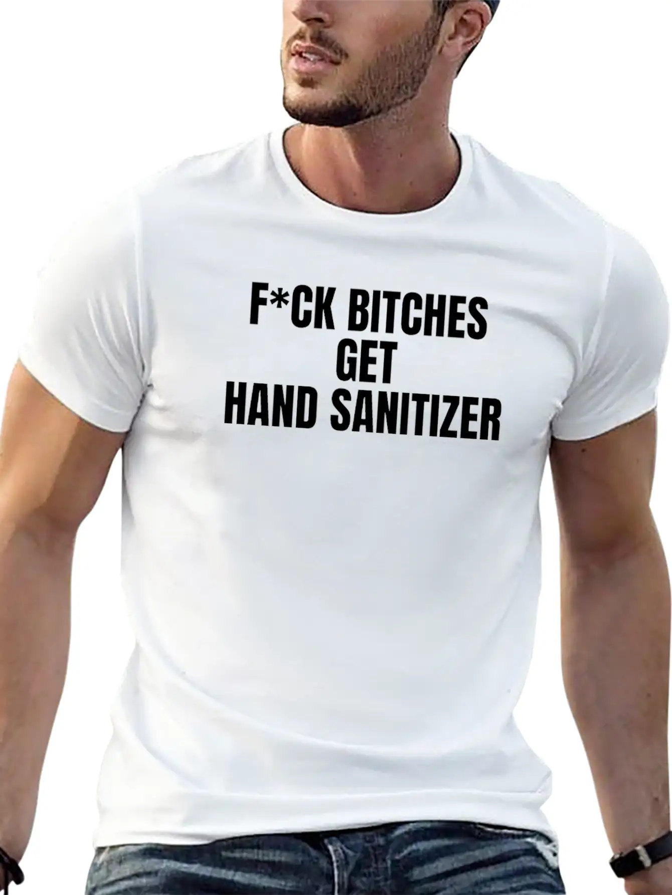 Hand Sanitizer Quote Unisex Casual T-Shirt – Clean Design For Daily Comfort