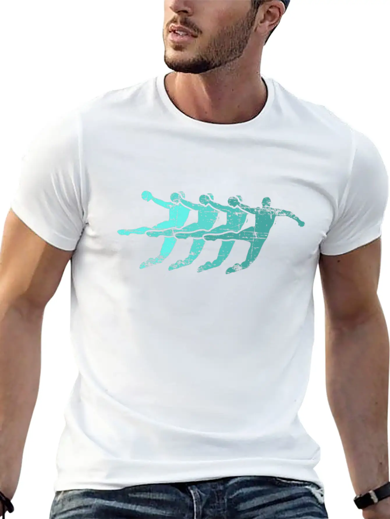 Handball Player Goal Shot Goal Attack Unisex Casual T-Shirt – Clean Design For Daily Comfort