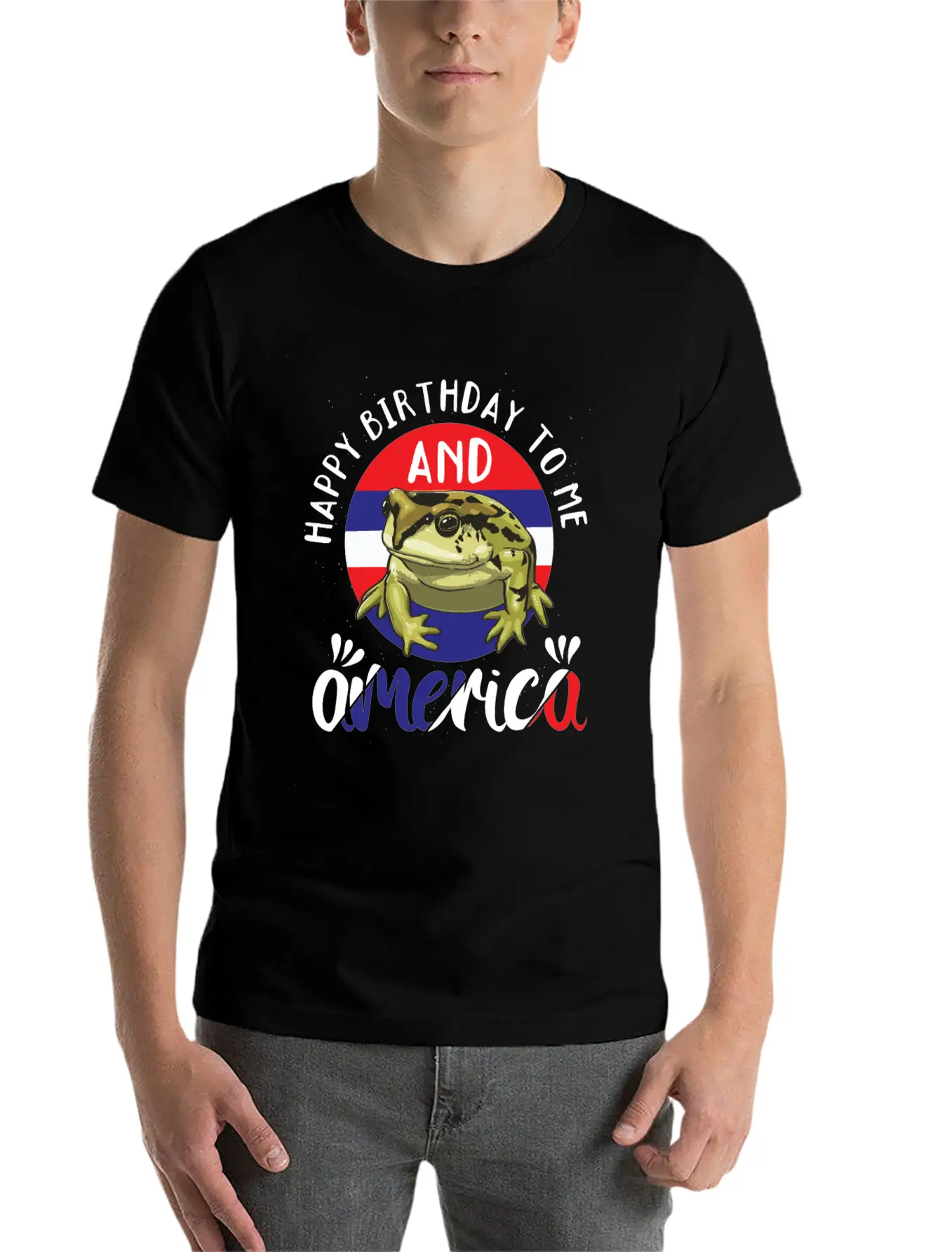 Happy Birthday To Me America Unisex Casual T-Shirt – Clean Design For Daily Comfort