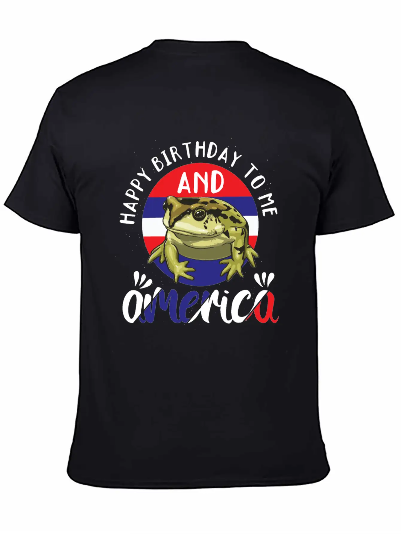Happy Birthday To Me America Unisex Casual T-Shirt – Clean Design For Daily Comfort