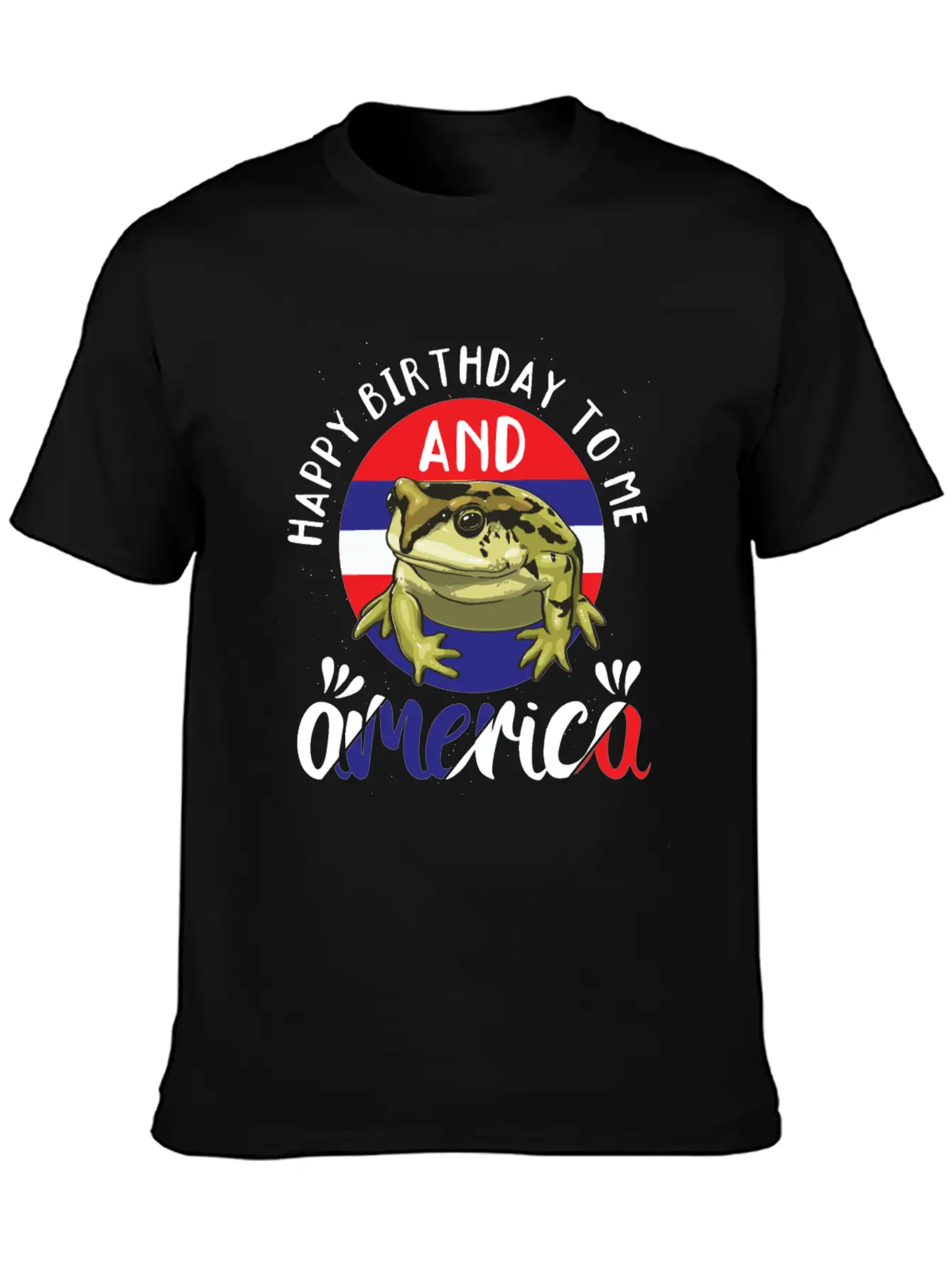 Happy Birthday To Me America Unisex Casual T-Shirt – Clean Design For Daily Comfort