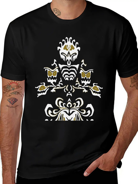 Haunted House Walls Unisex Casual T-Shirt – Clean Design For Daily Comfort