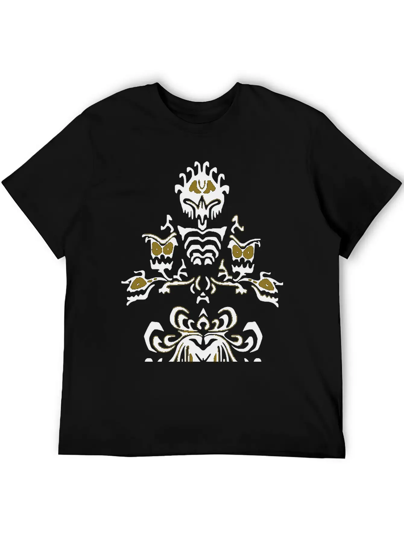 Haunted House Walls Unisex Casual T-Shirt – Clean Design For Daily Comfort