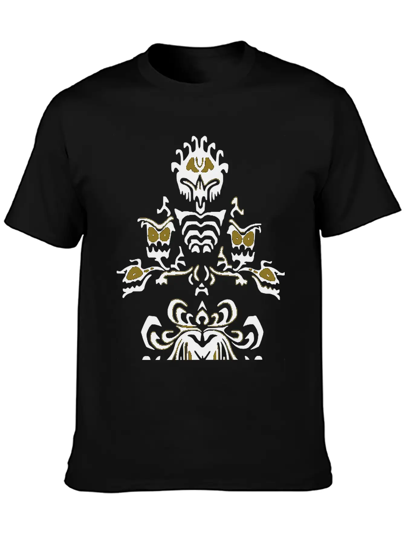 Haunted House Walls Unisex Casual T-Shirt – Clean Design For Daily Comfort