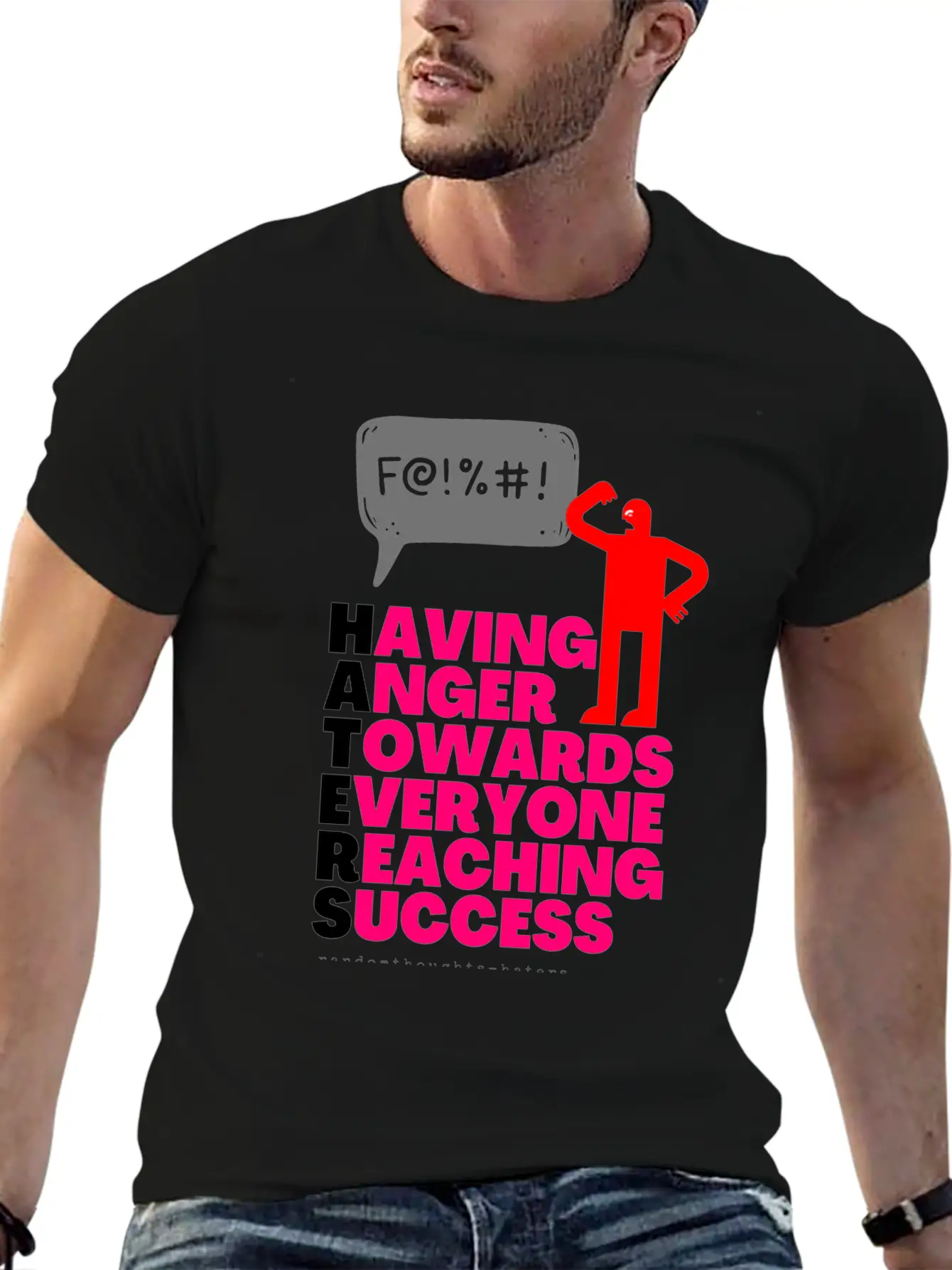 Having Anger Towards Everyone Reaching Success Unisex Casual T-Shirt – Clean Design For Daily Comfort