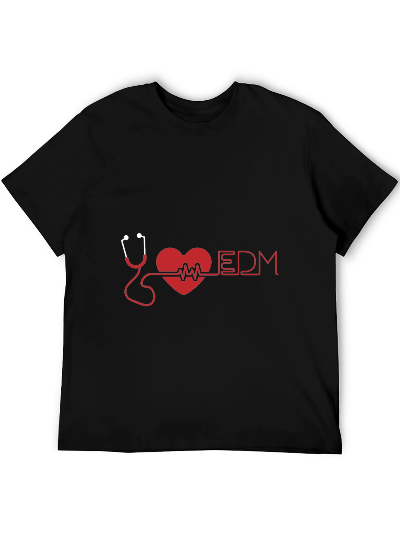 EDM Heartbeat Stethoscope T-Shirt - Music Lover