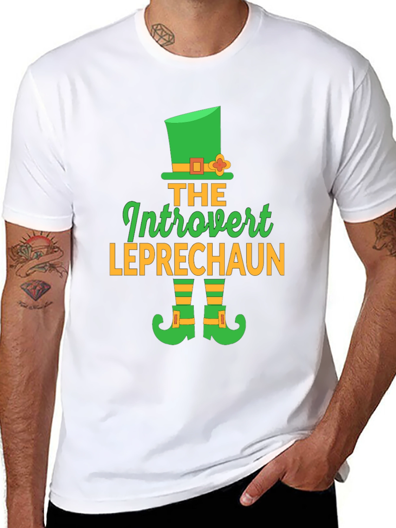 Introvert Leprechaun St. Patricks Day T-Shirt