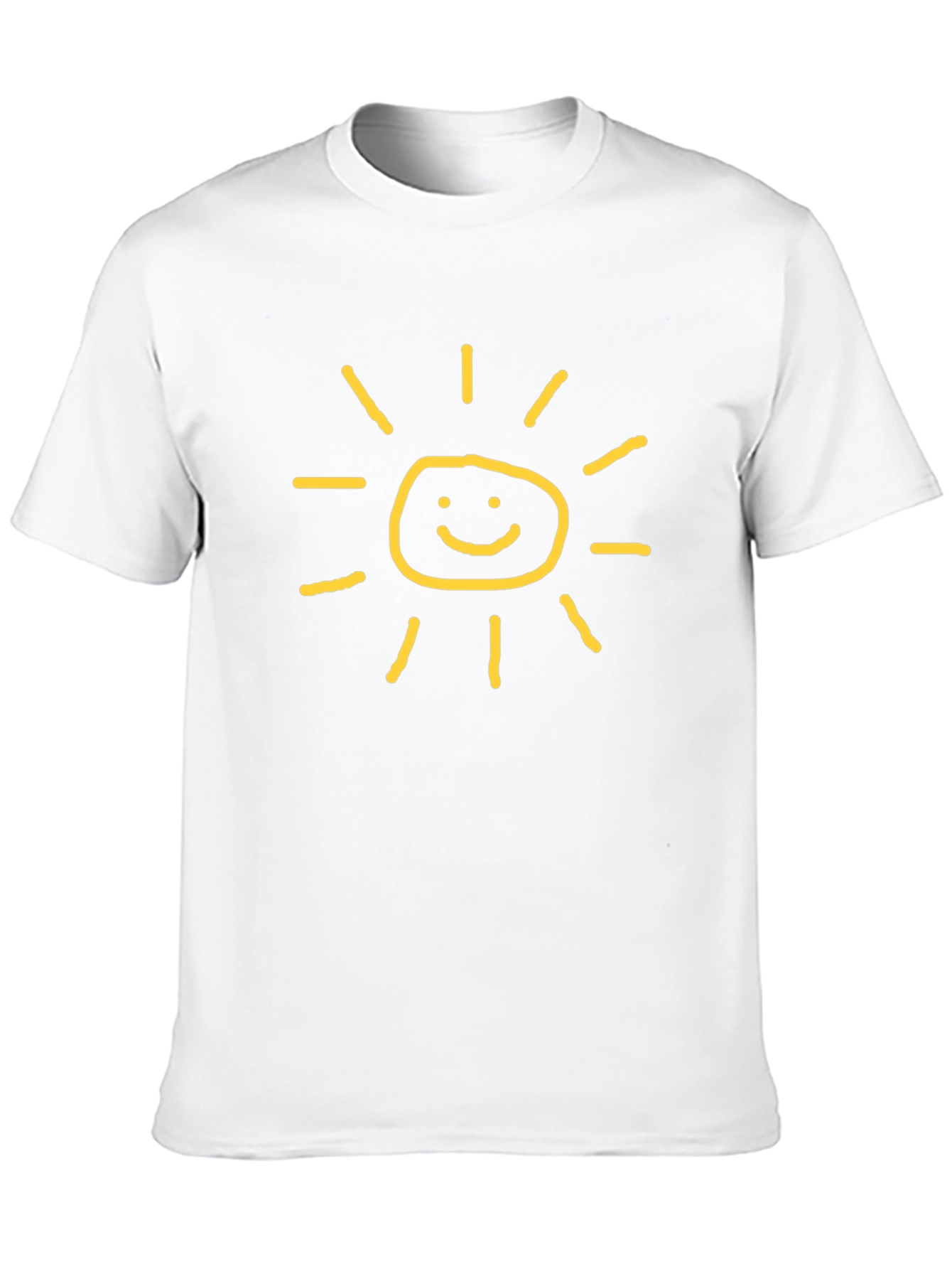 Sunny Day Black T-Shirt - Joyful Graphic Tee