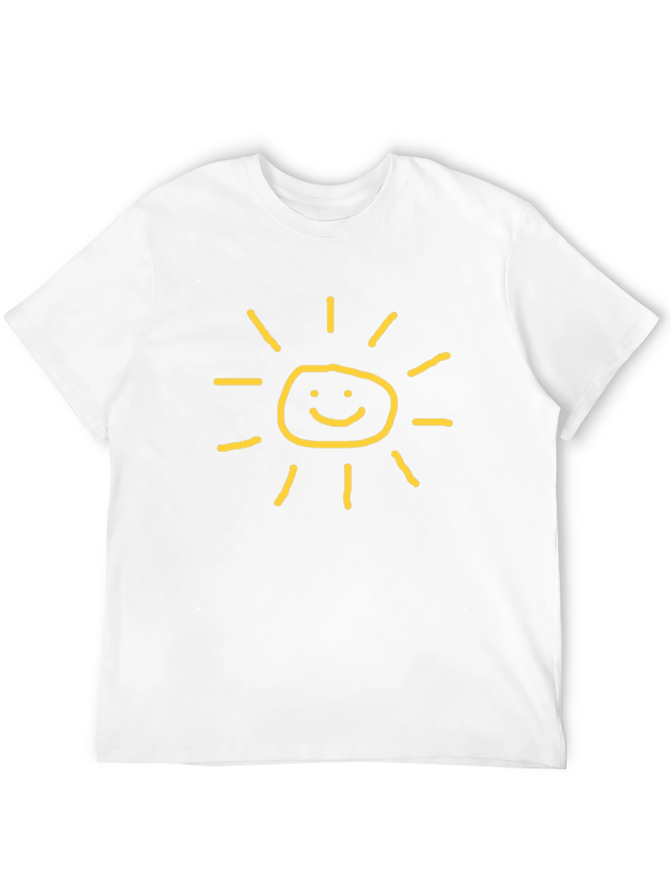 Sunny Day Black T-Shirt - Joyful Graphic Tee