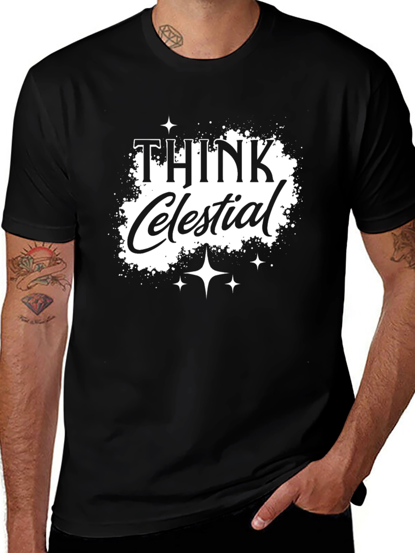 Think Celestial Graphic Tee - Stylish & Comfortable