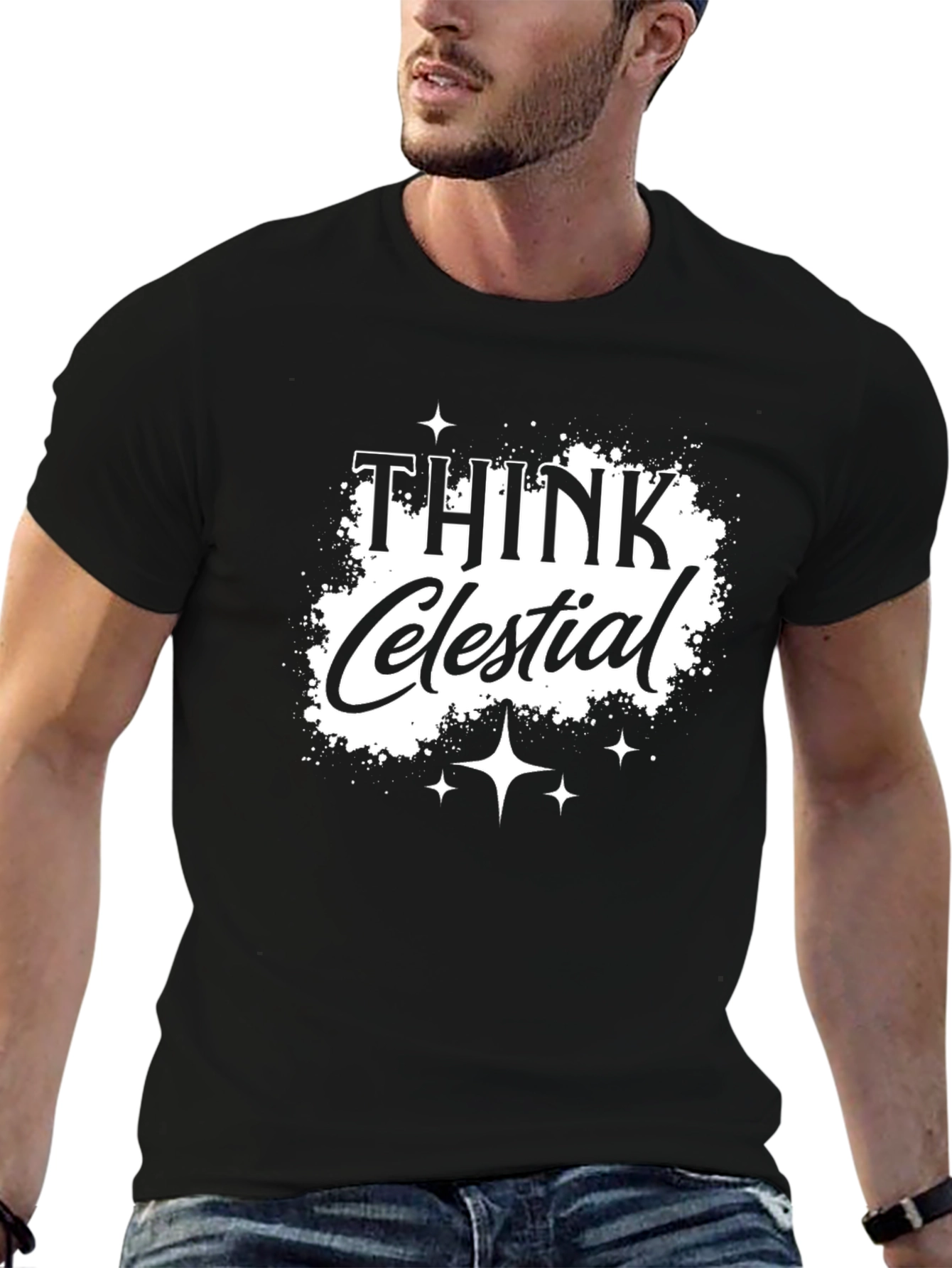 Think Celestial Graphic Tee - Stylish & Comfortable